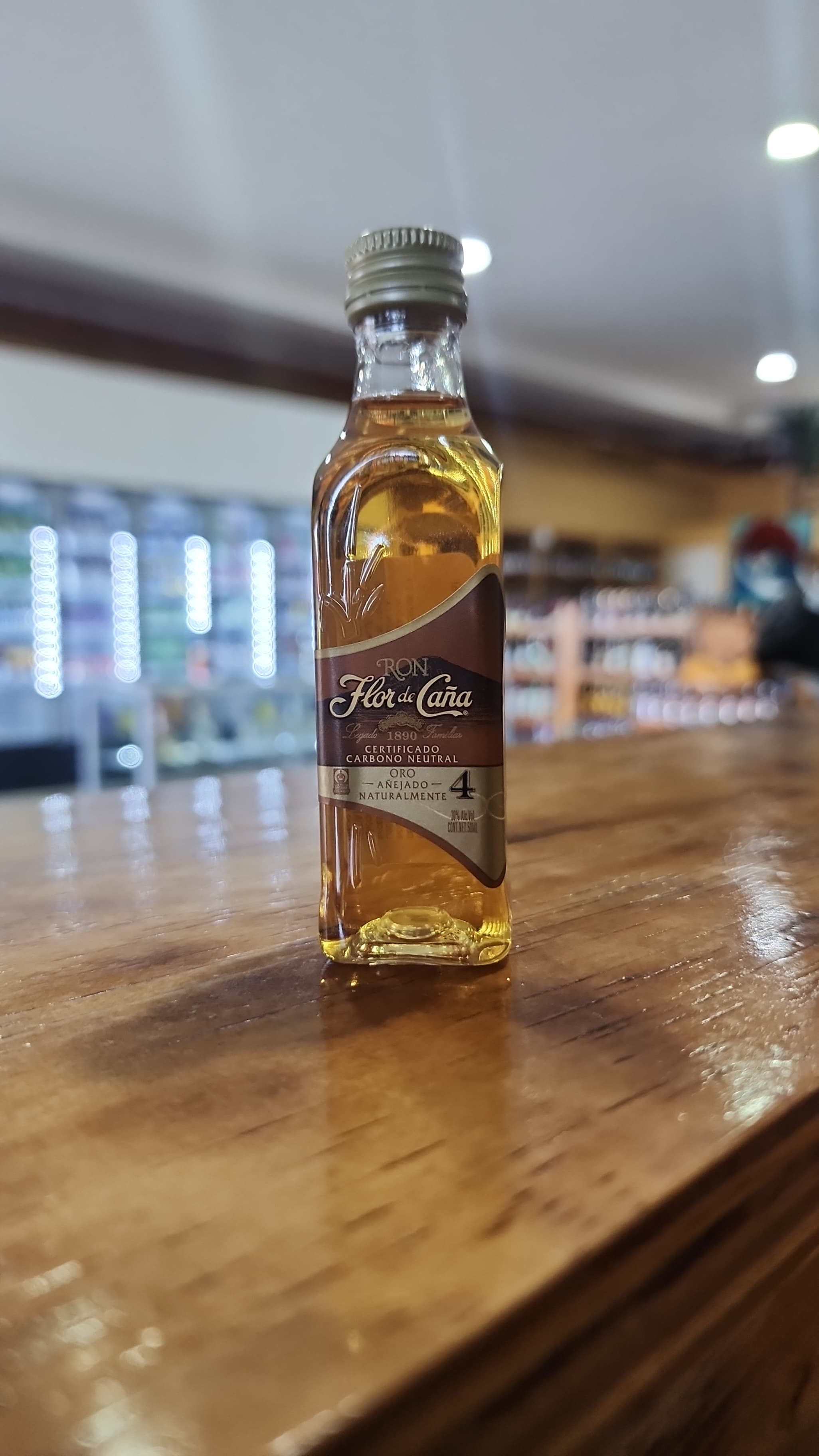 RON FLOR DE CAÑA AÑEJO ORO 50ML