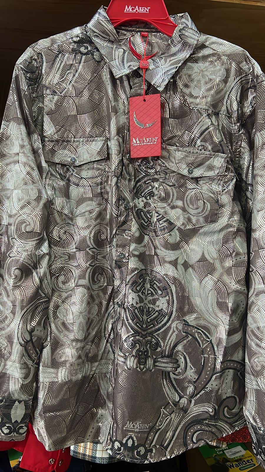 CAMISA MC ALLEN GRIS PLATEADO