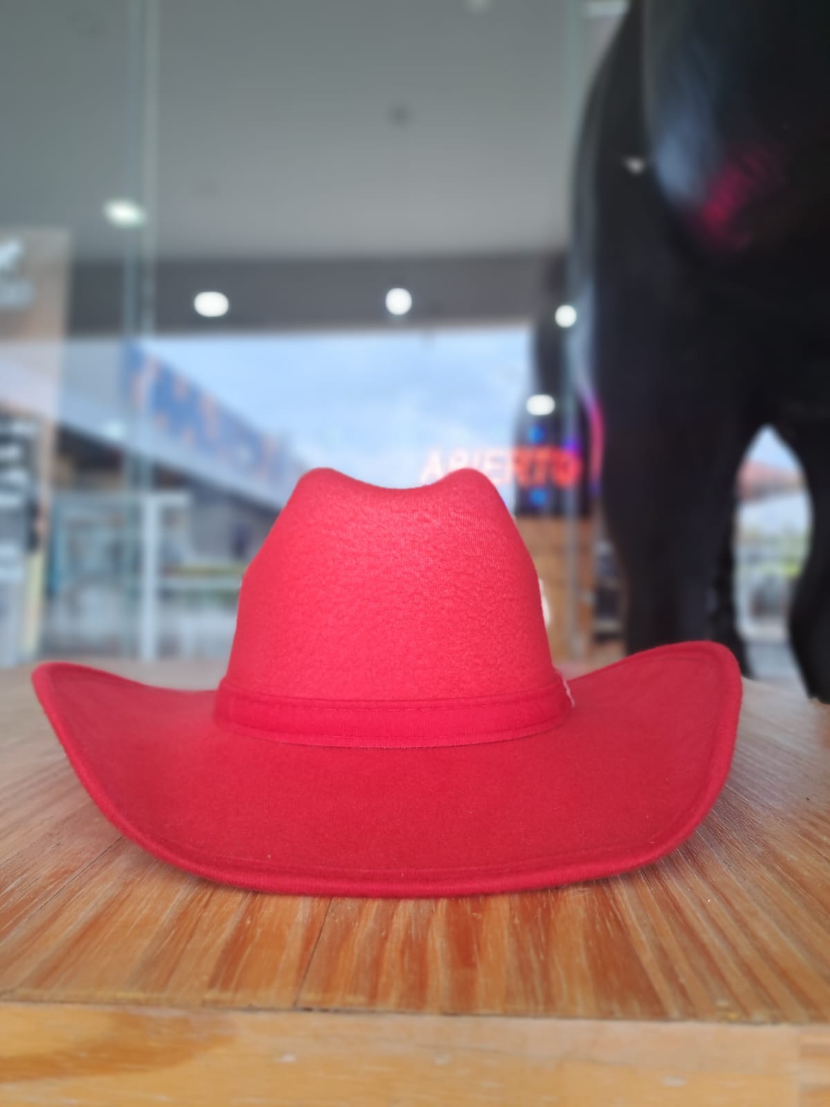SOMBRREO DURANGUENSE GAMUZA COLOR ROJO NINO