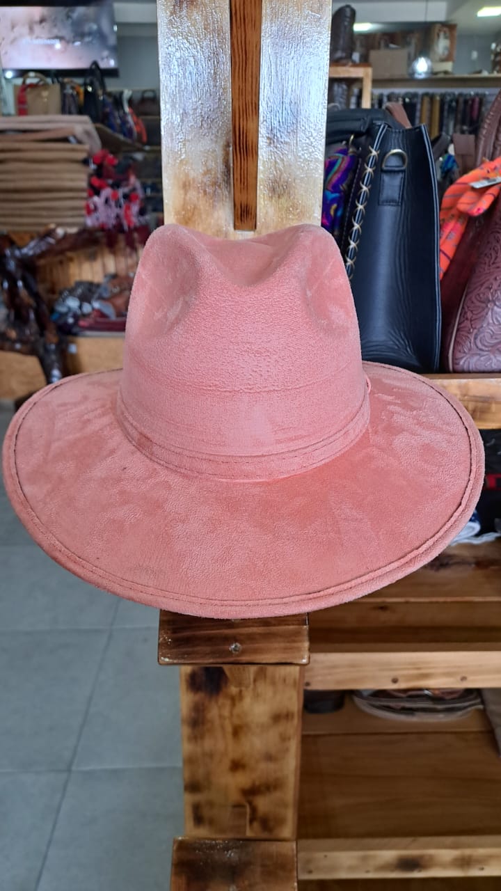 SOMBRERO EXPLORER GAMUZA SALMON