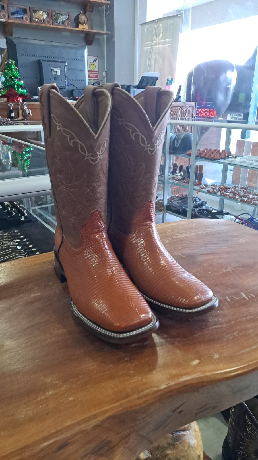 BOTA Lizzard bull coñac