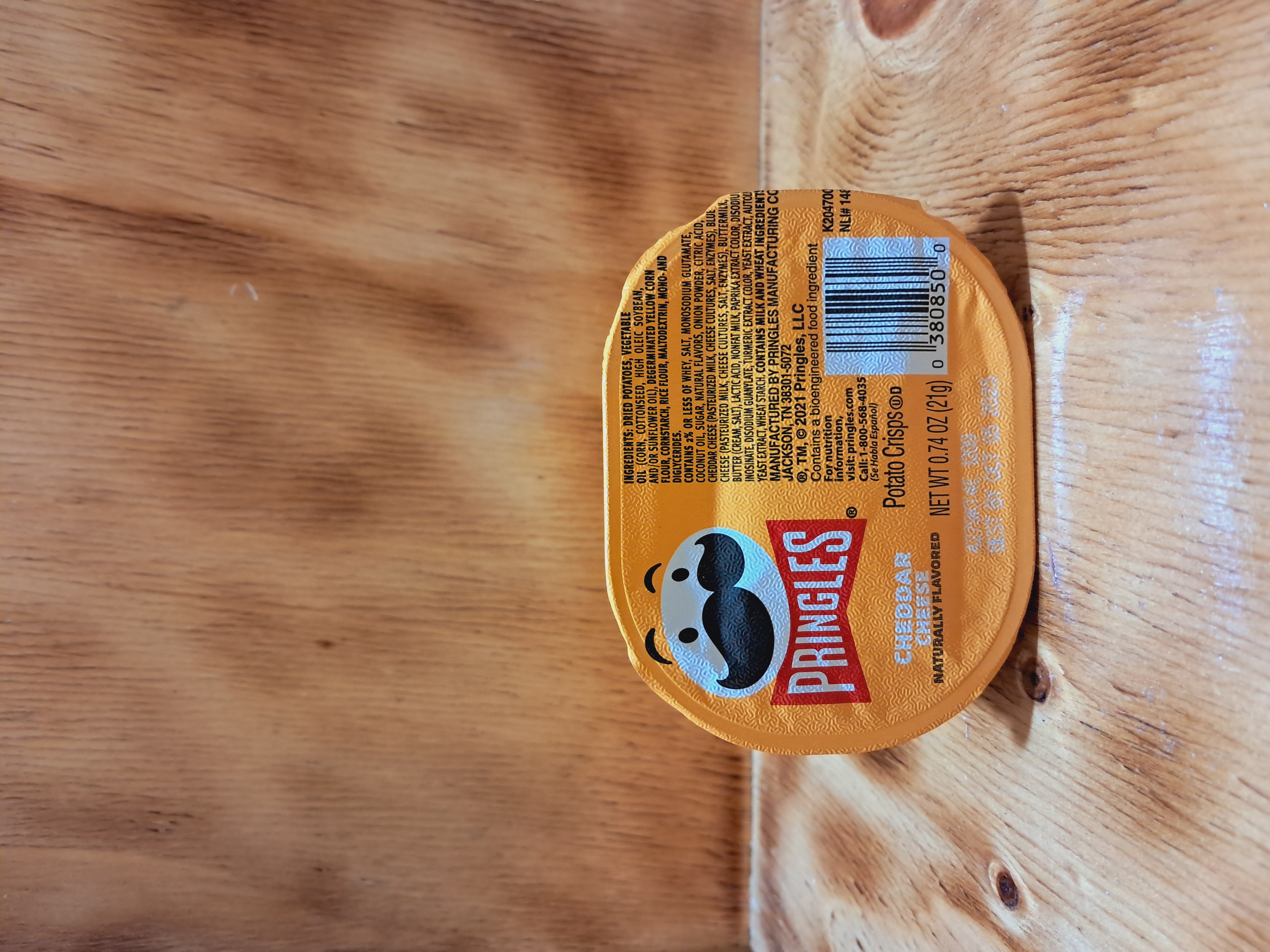 PRINGLES QUESO 21 G
