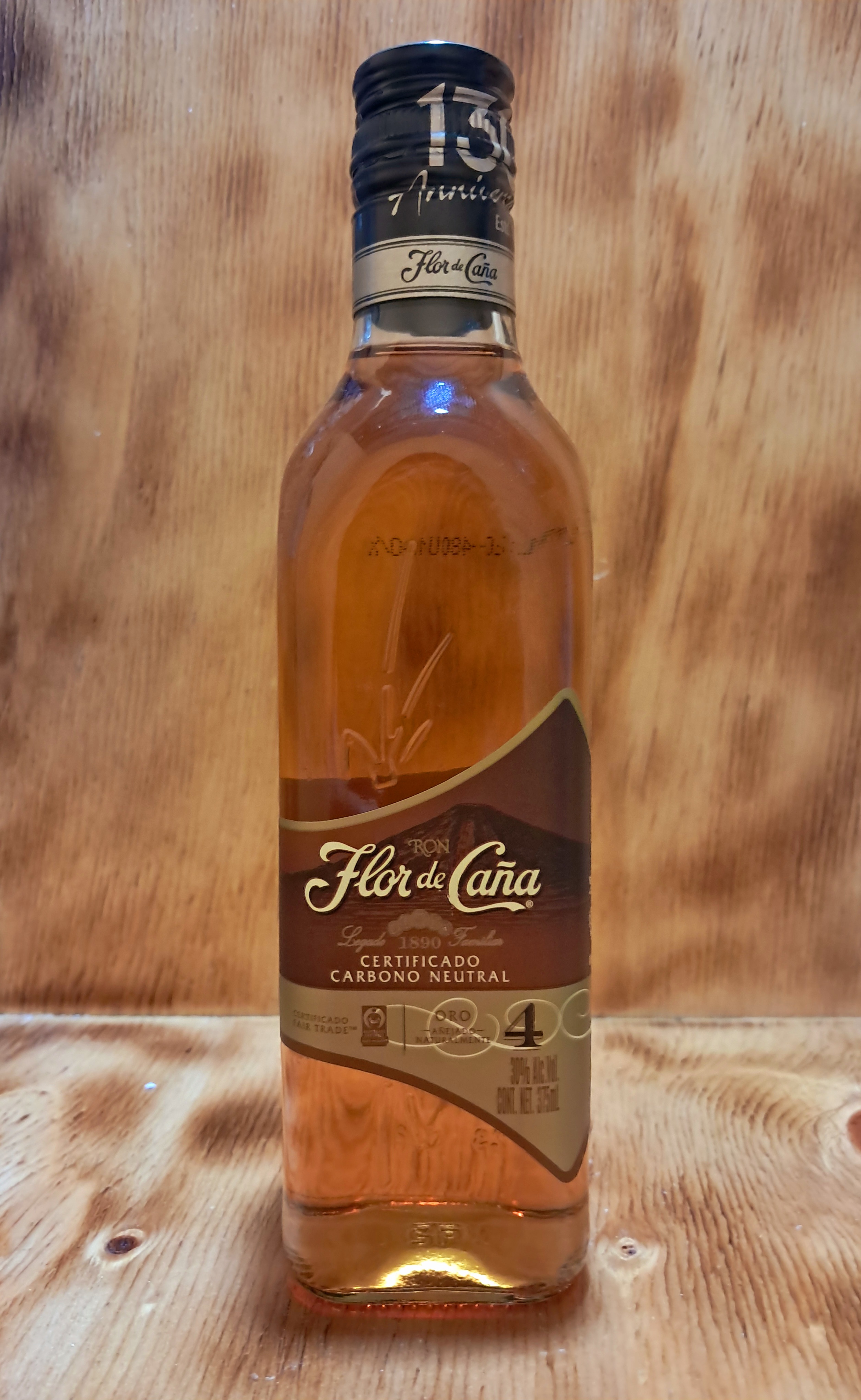 RON FLOR DE CAÑA AÑEJO 4 AÑOS 375ML