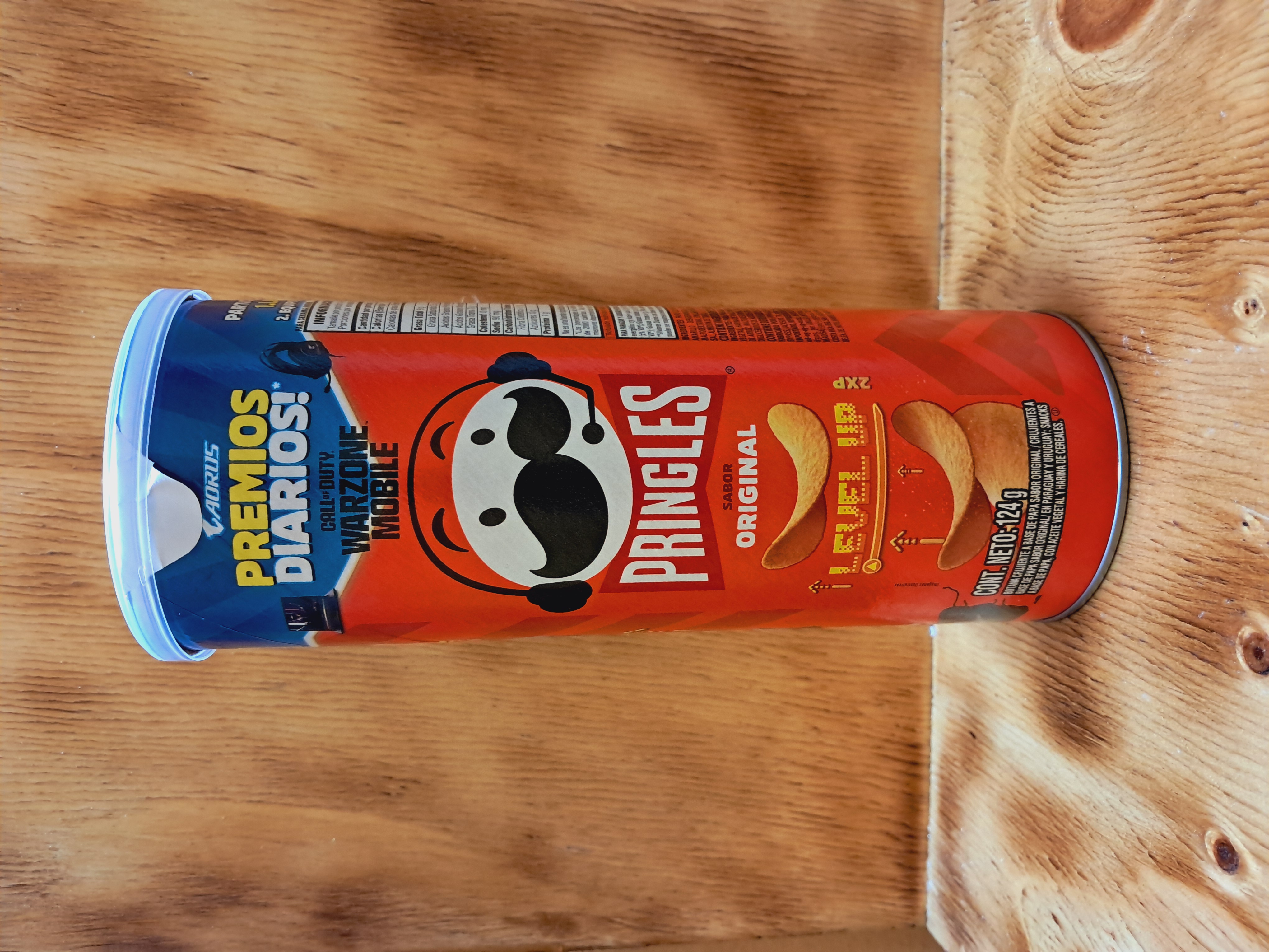 PRINGLES ORIGINAL 124 GR