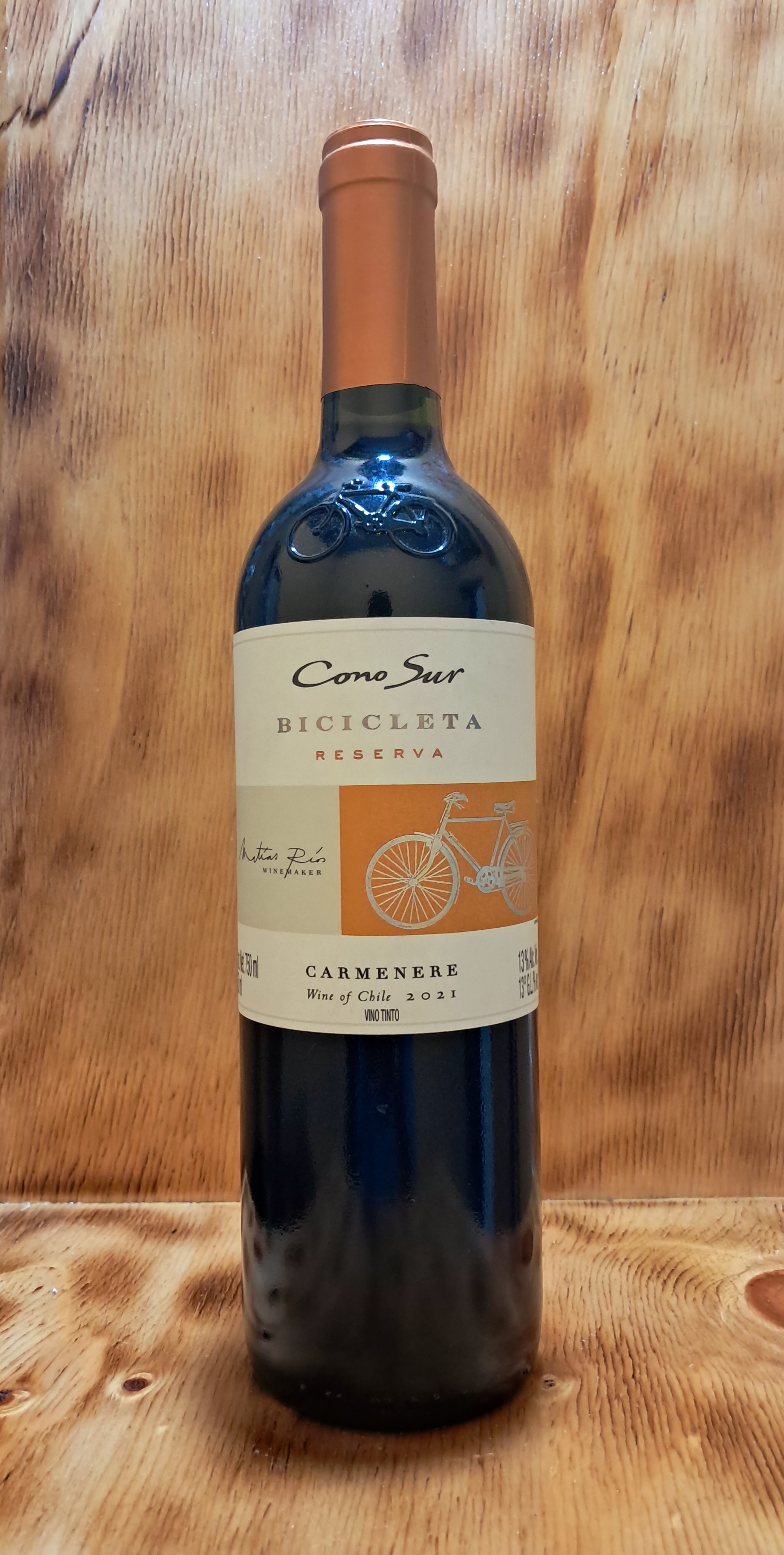 VINO CONO SUR BICICLETA RESERVA CARMENERE  (VINO TINTO) 750ML