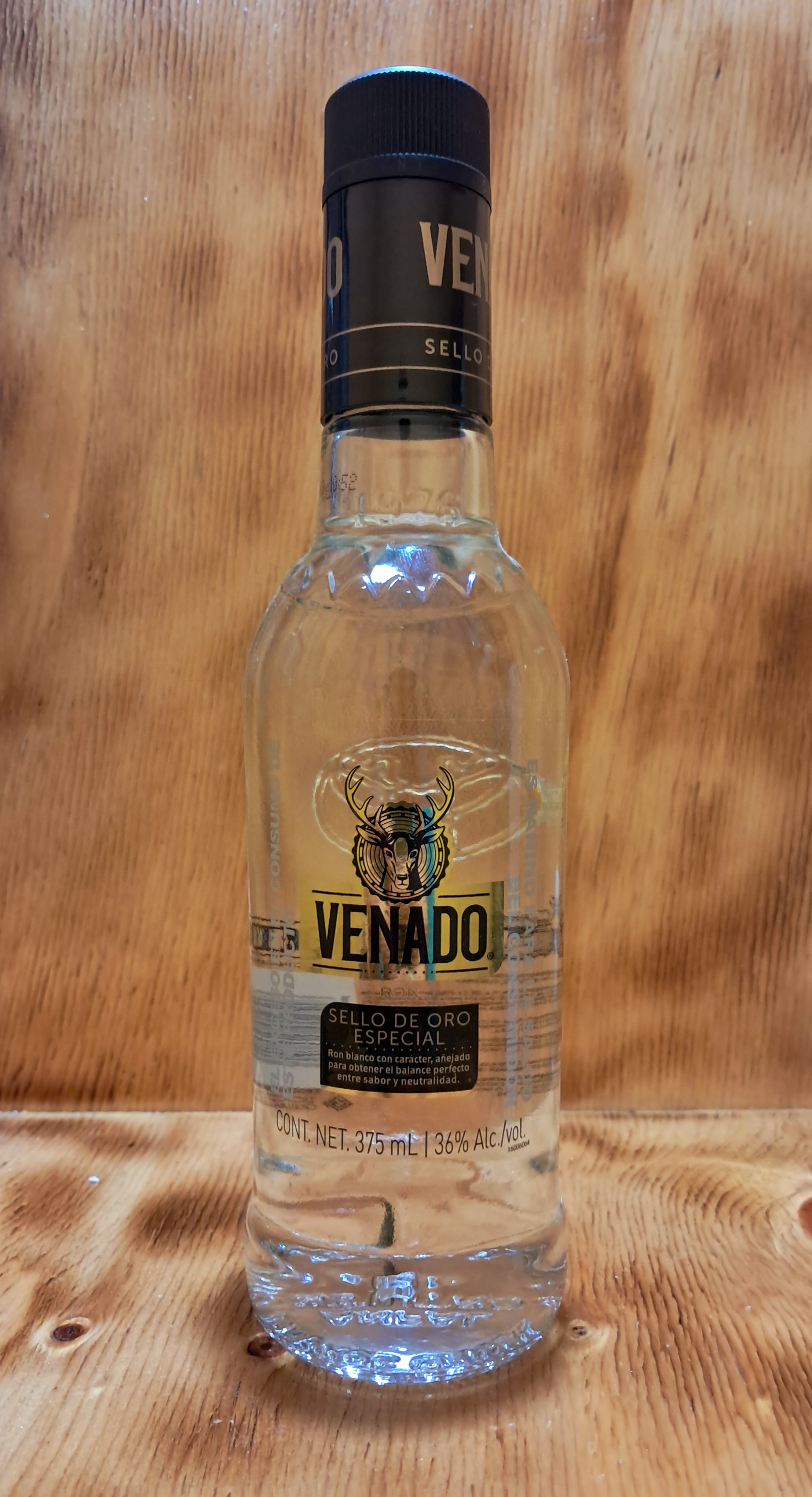RON VENADO SELLO DE ORO 375 ML