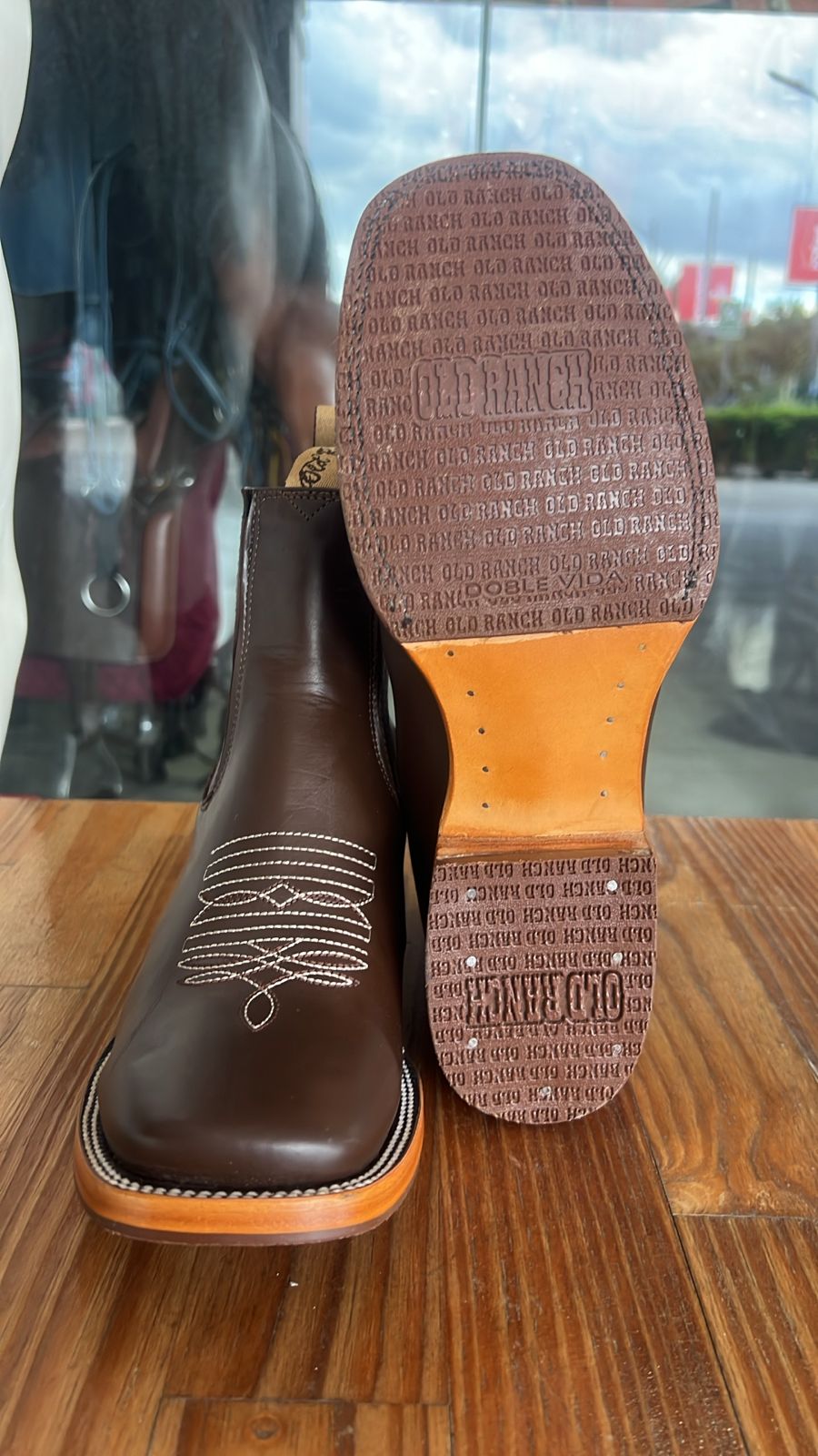 BOTIN NOBUCK CHOCO LISO