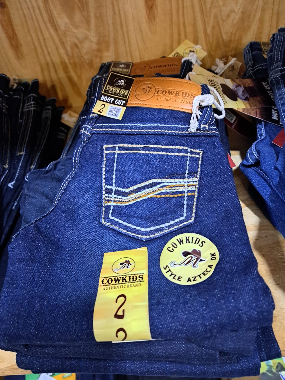 PANTALON PARA NIÑO COWKID BROWN LINE