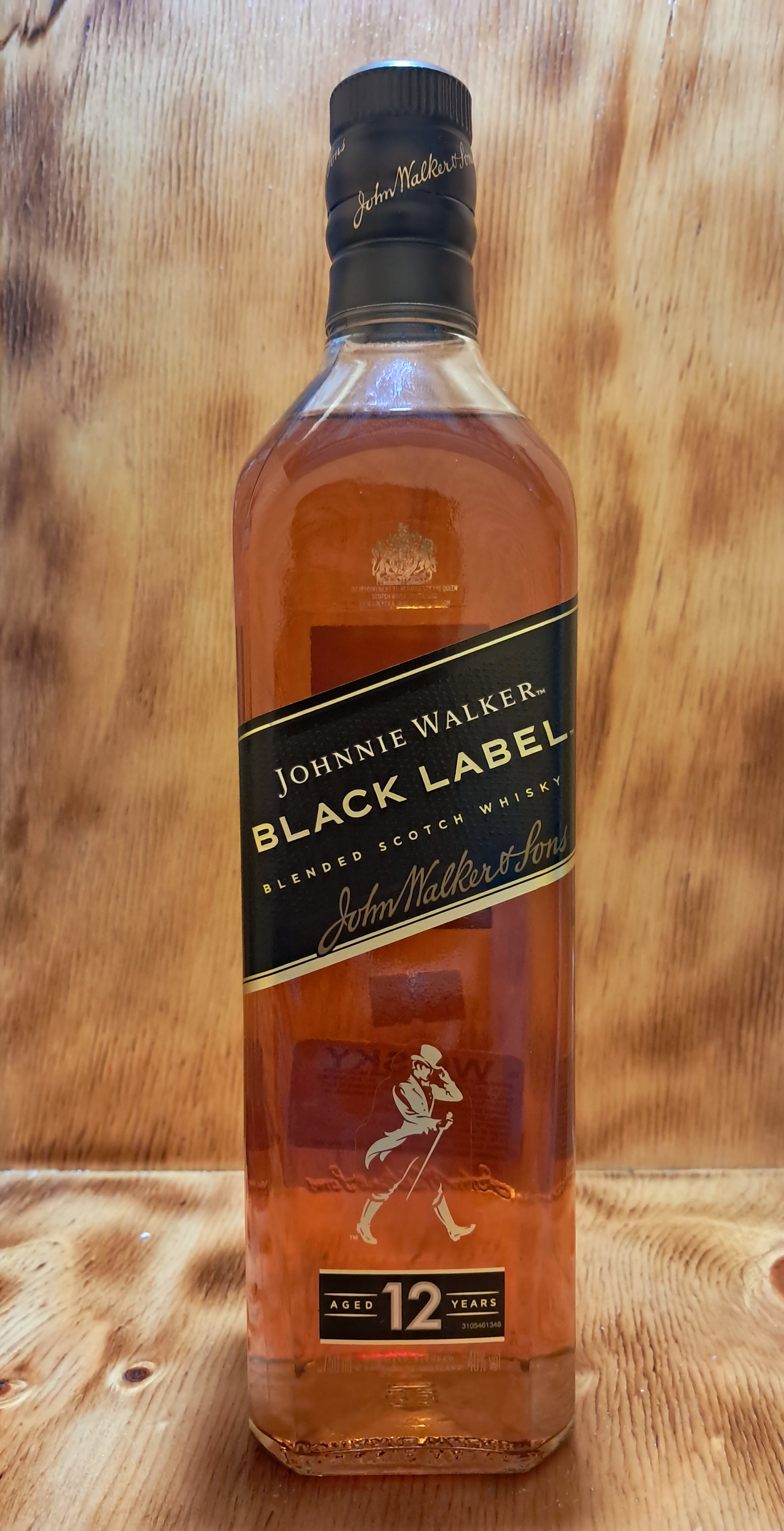 WHISKY JOHNNIE WALKER BLACK LABEL 12 750 ML