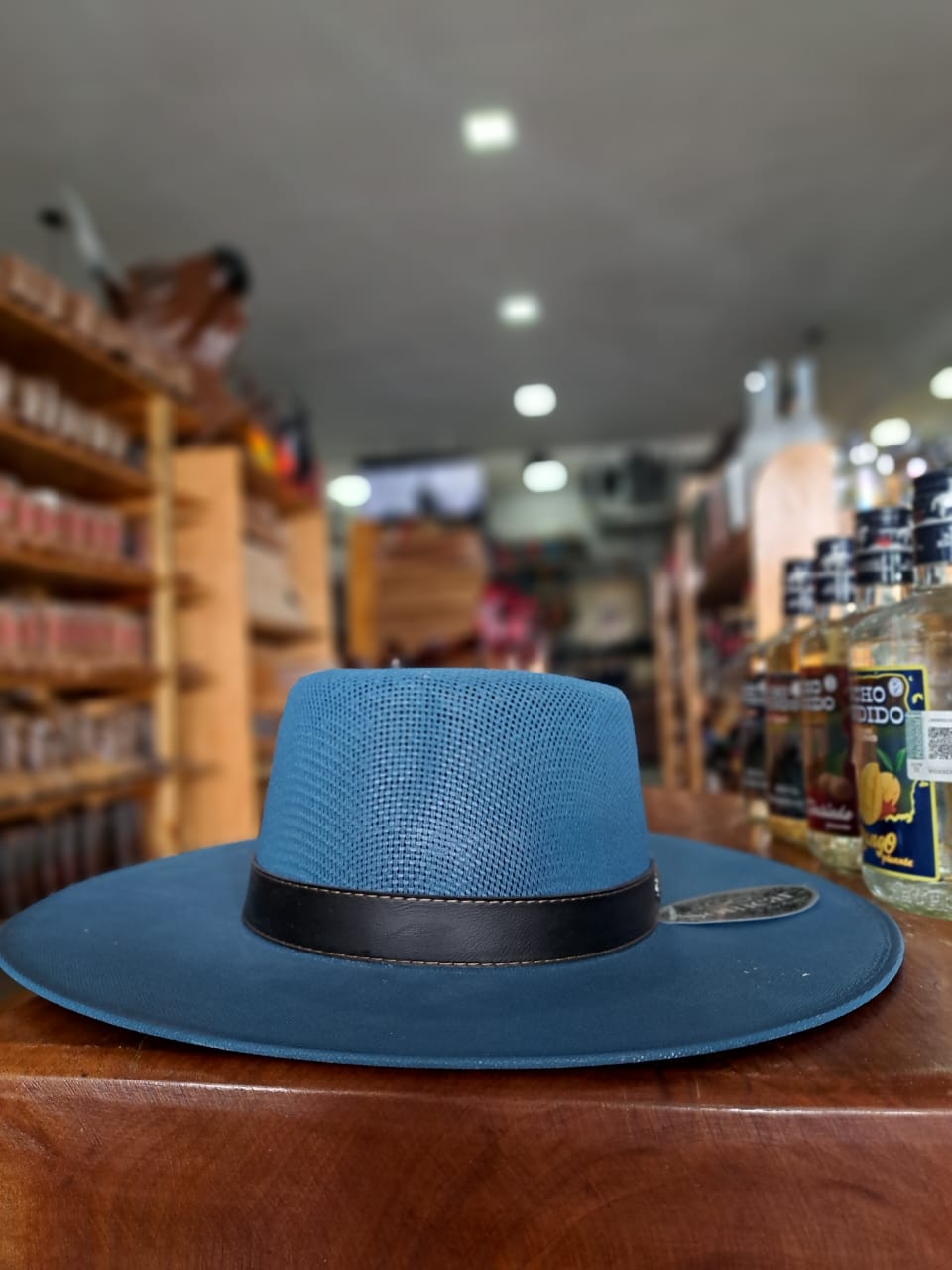 SOMBRERO YUTE CORDOVE AZUL CIAN