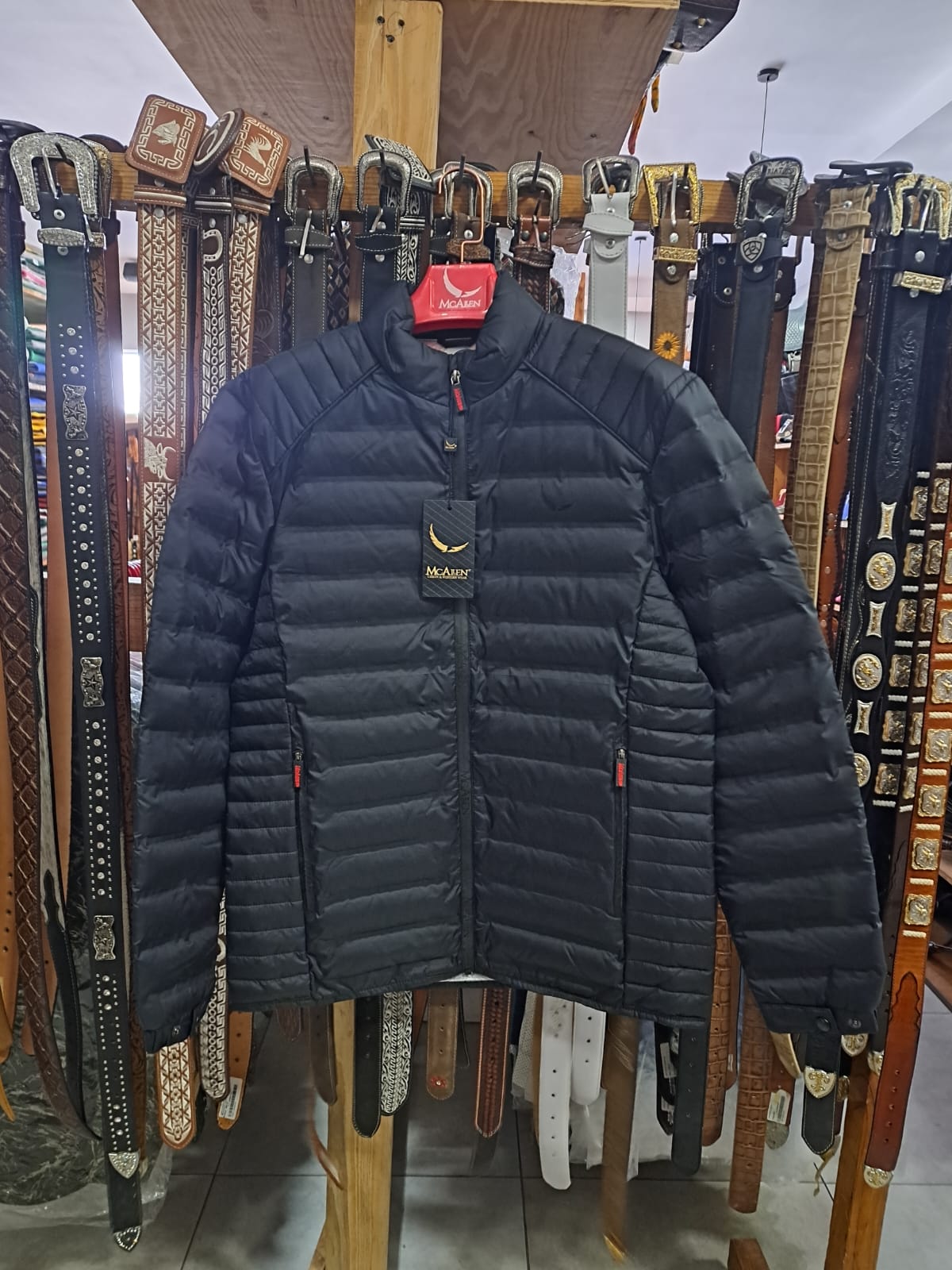 CHAMARRA MC ALLEN PARA CABALLERO NEGRA