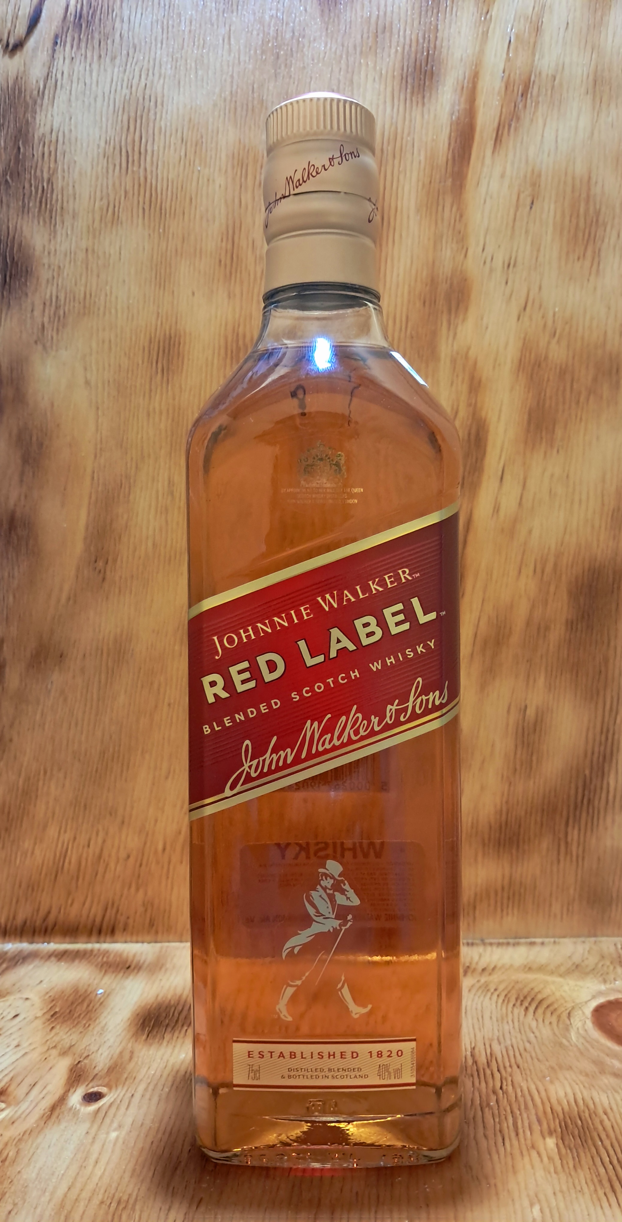 WHISKY JOHNNIE WALKER RED LABEL 750ML