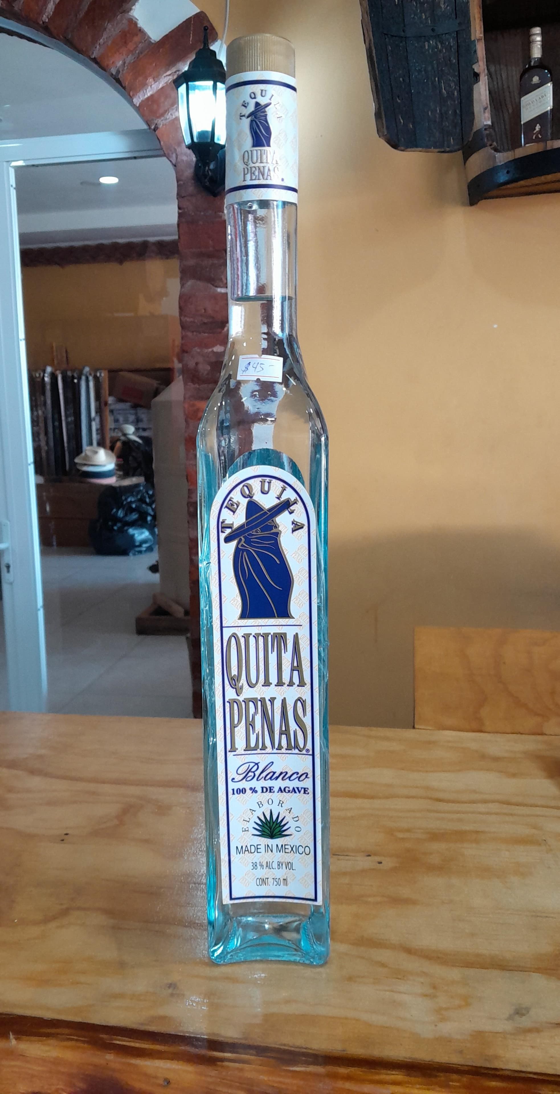 TEQUILA QUITA PENAS  BLANCO 750ML