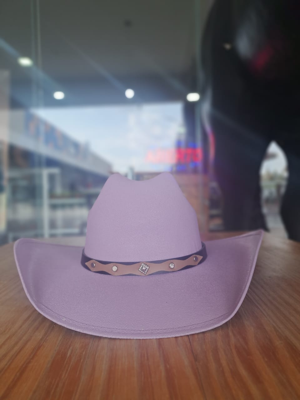 SOMBRERO BANGORA BEBE COLOR MALVA