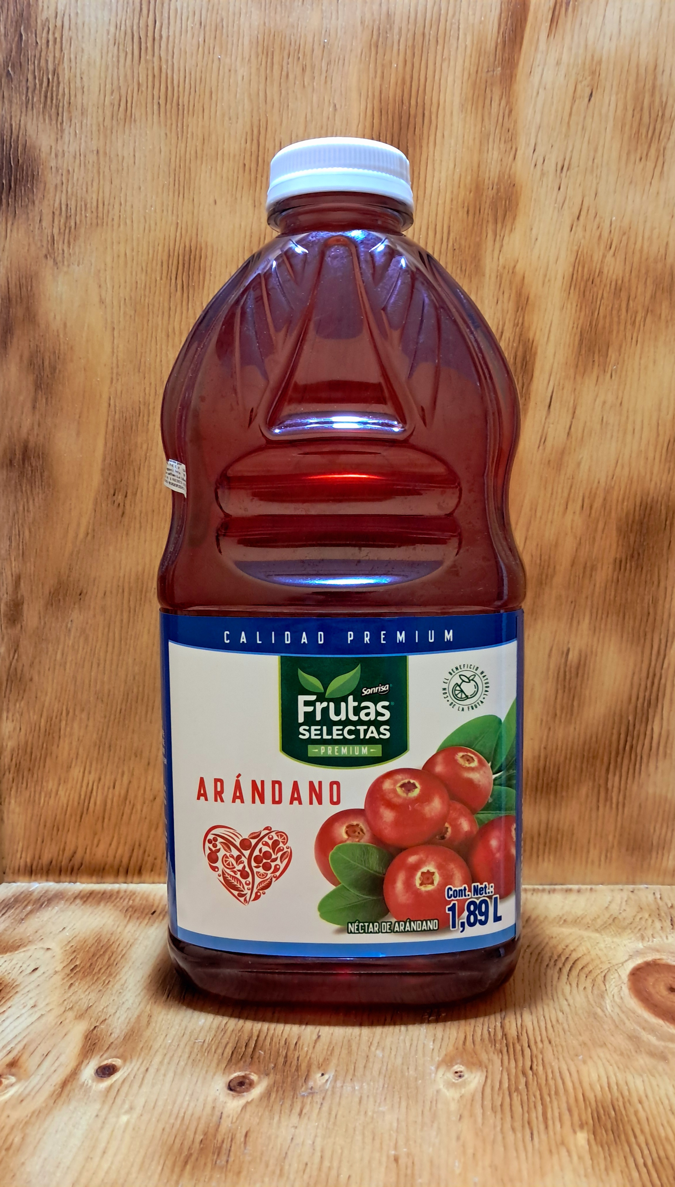 FRUTAS SELECTAS BEBIDA SABOR ARANDANO   1890ML