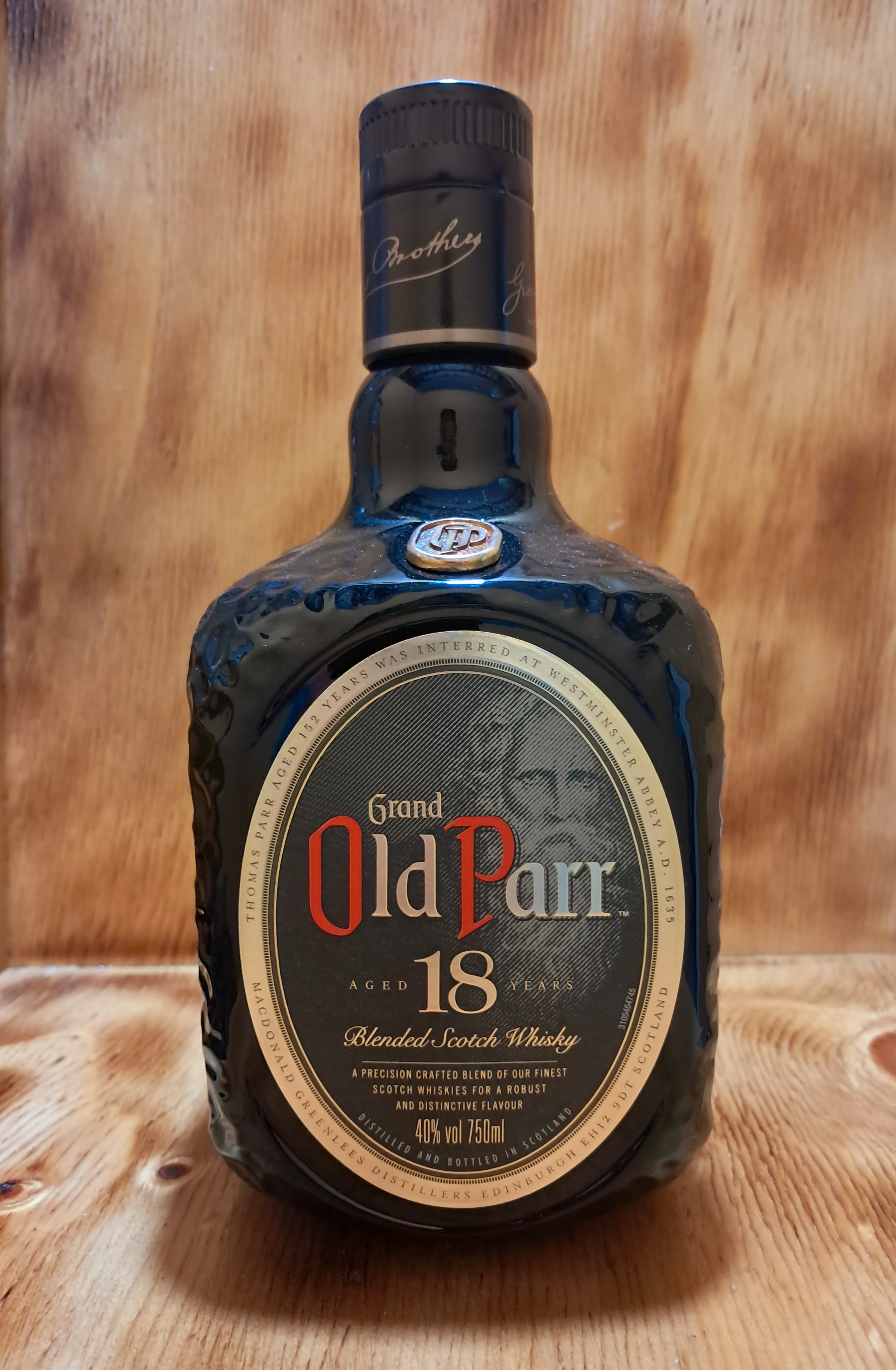 WHISKY OLD PARR 18 AÑOS 750 ML