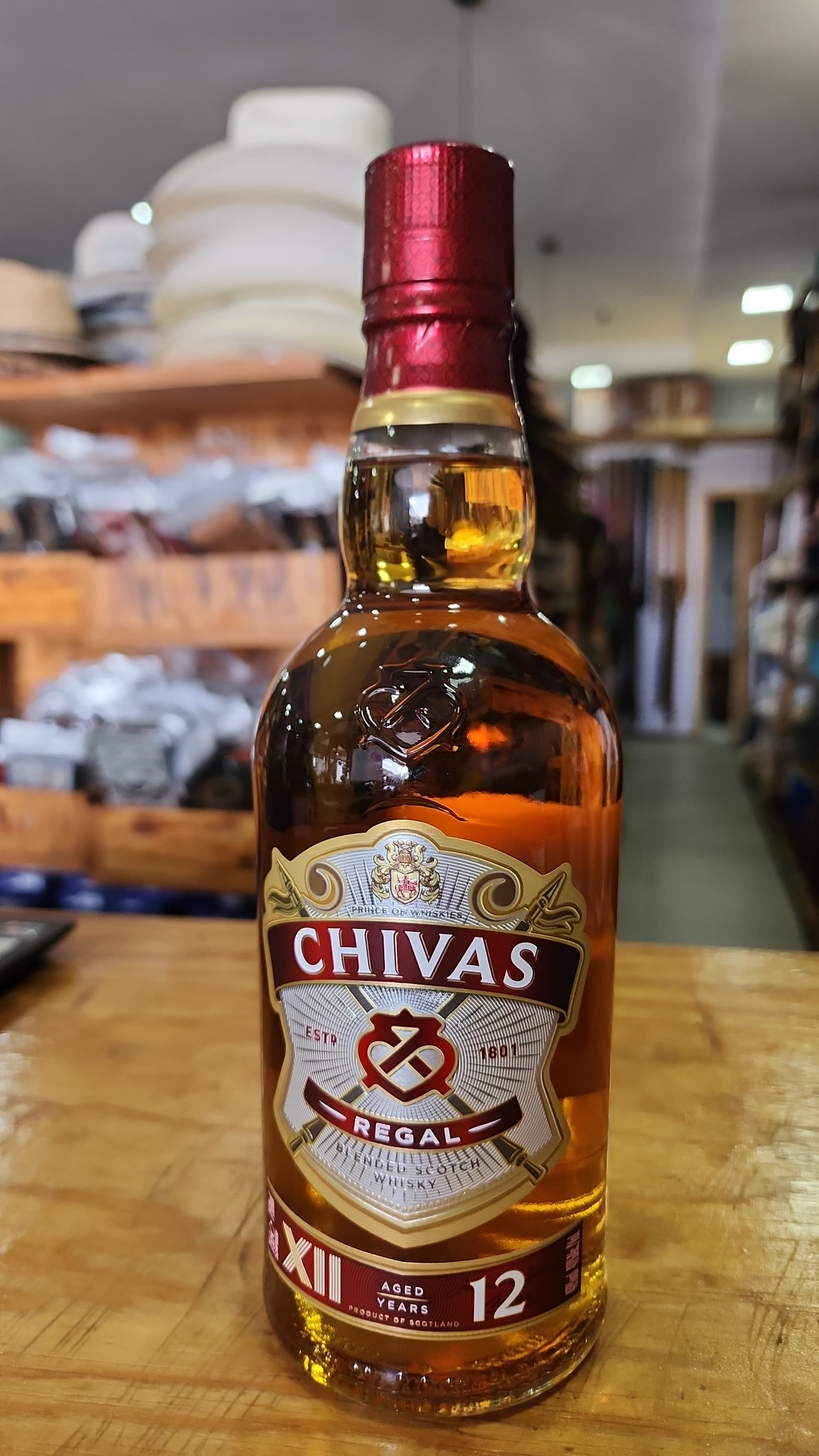 WHISKY  CHIVAS REGAL 12 YEARS 750ML