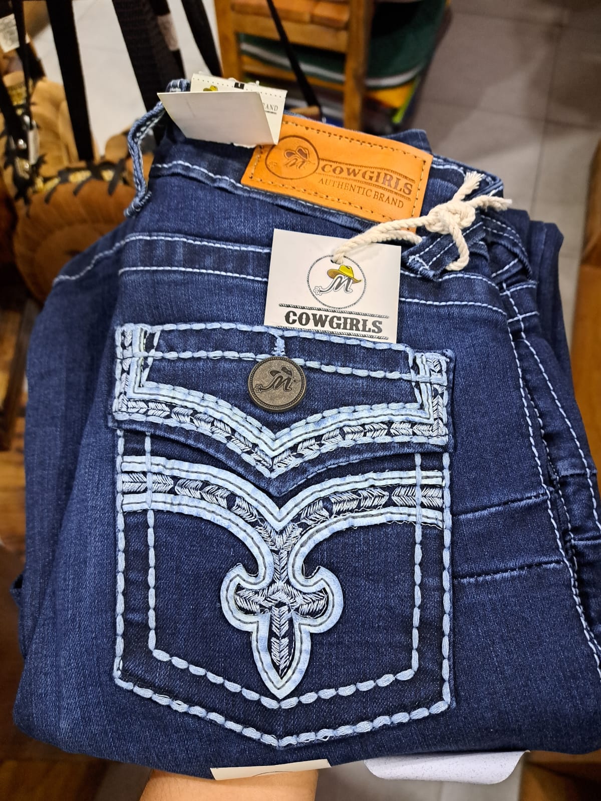 PANTALON PARA DAMA COWGIRL REAL BLUE