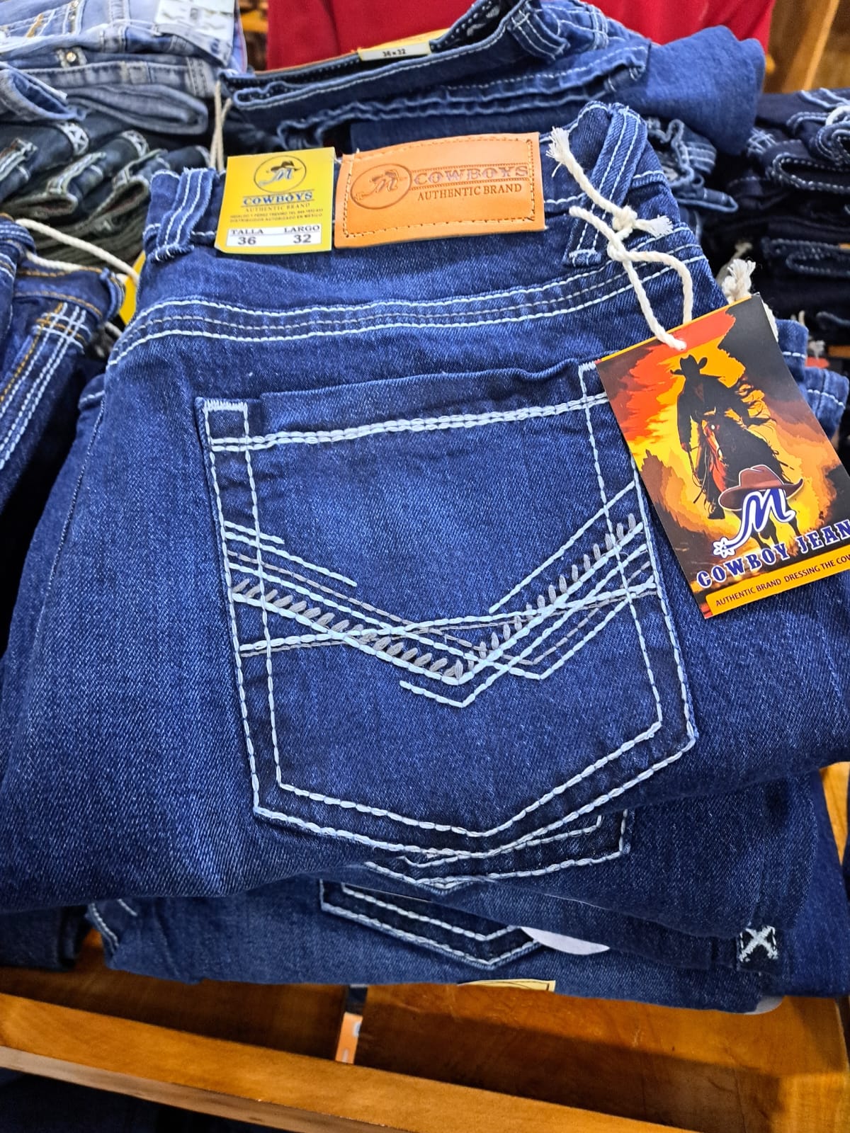 PANTALON PARA CABALLERO COWBOY V LINE