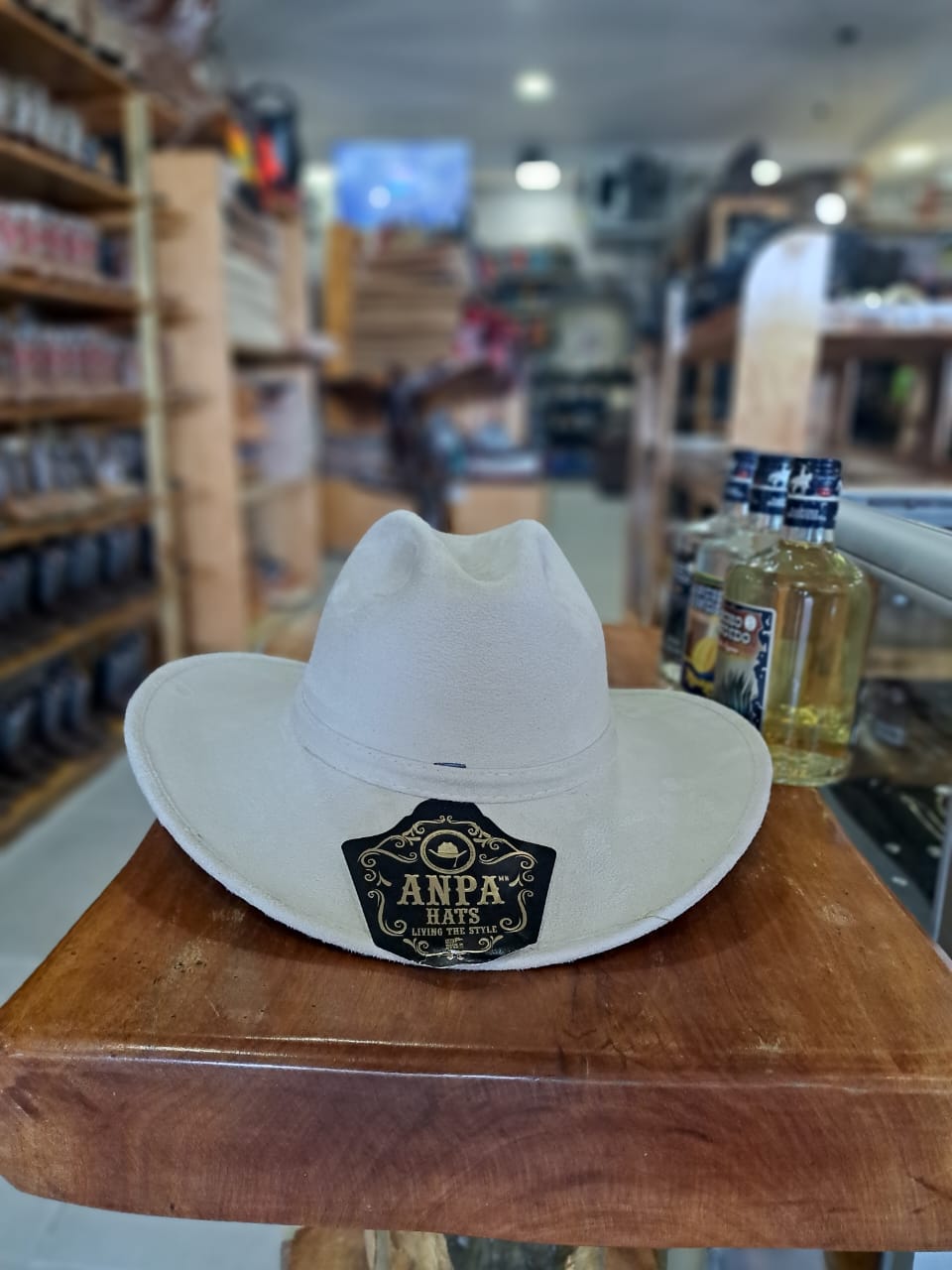 SOMBRERO GAMUZA DENVER BLANCO