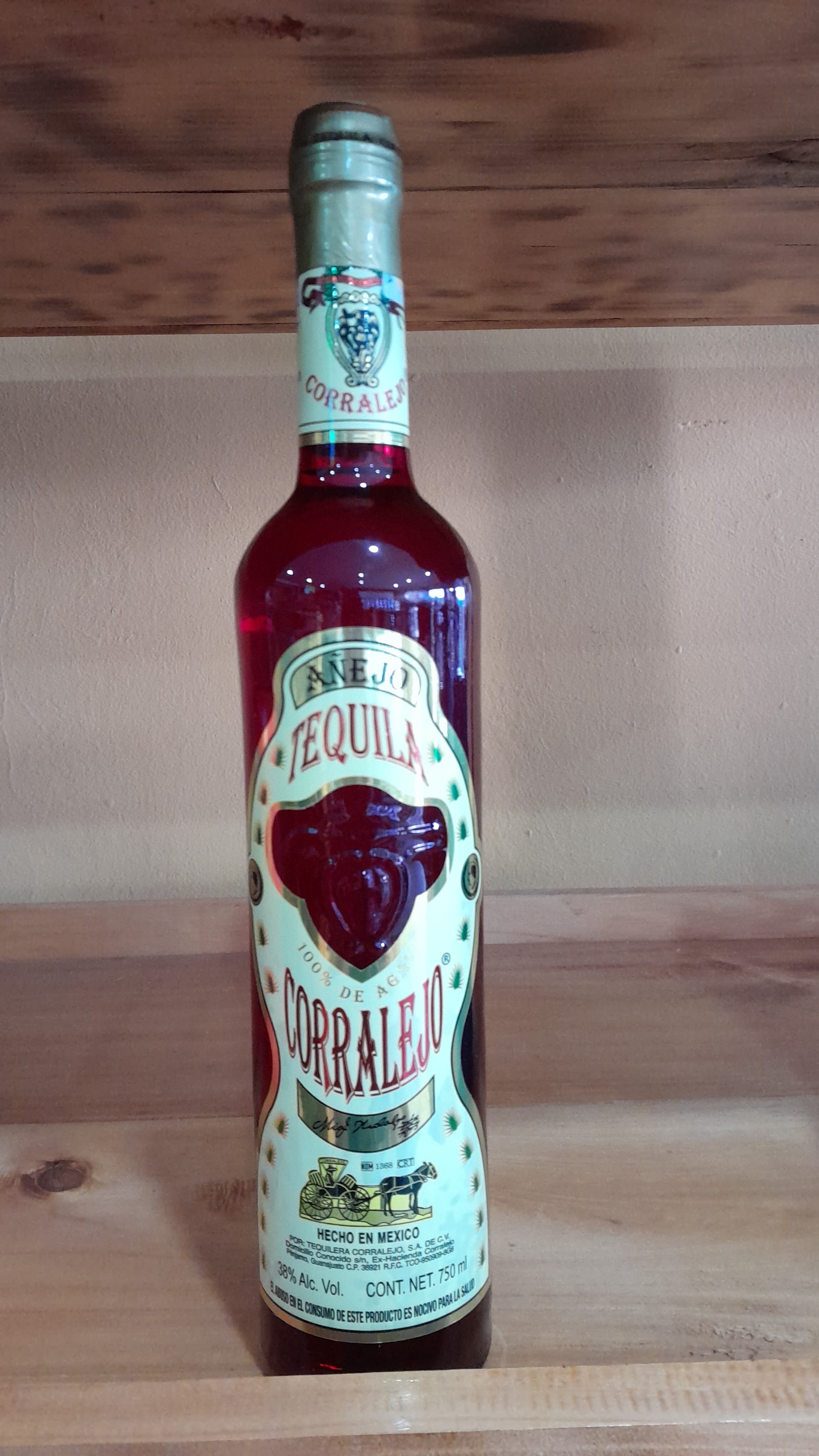TEQUILA CORRALEJO AÑEJO 750ML