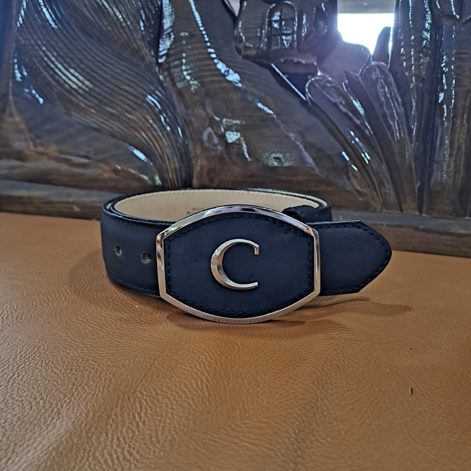 CINTURON CUADRA NEGRO