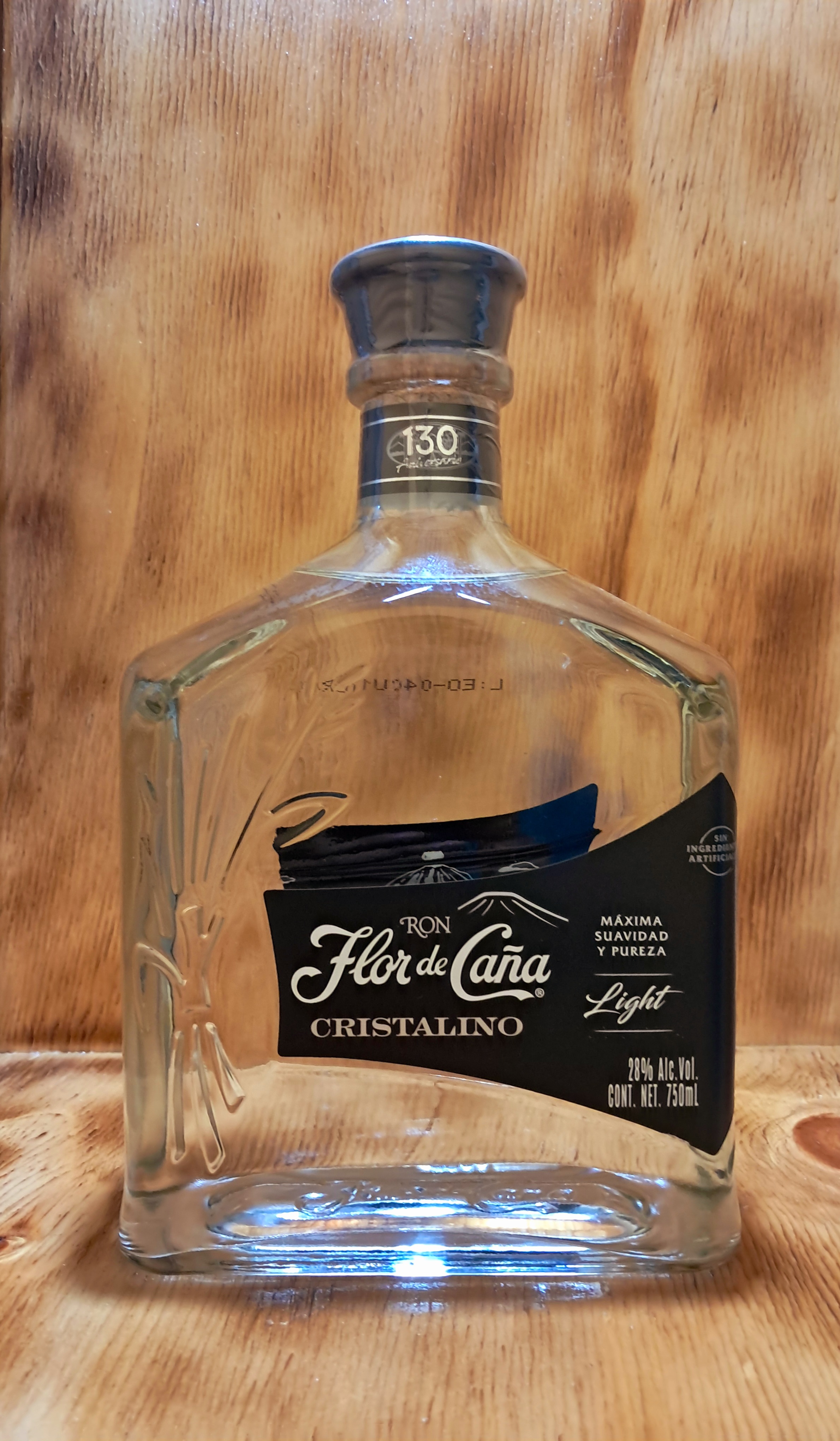 RON FLOR DE CAÑA CRISTALINO LIGHT750ML