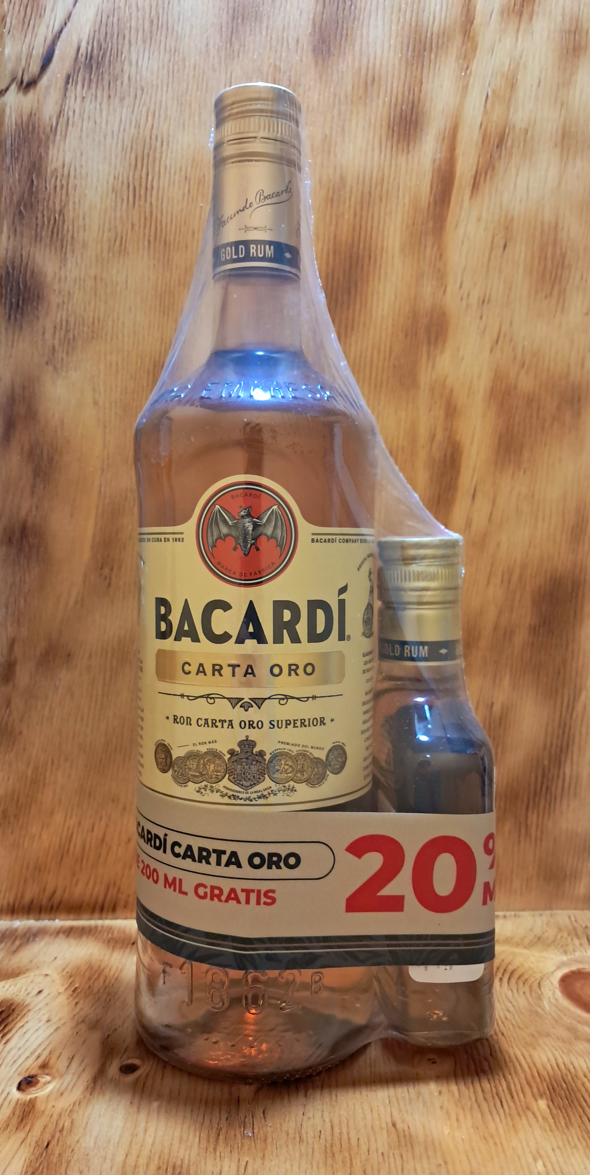 RON BACARDI CARTA ORO 980ML