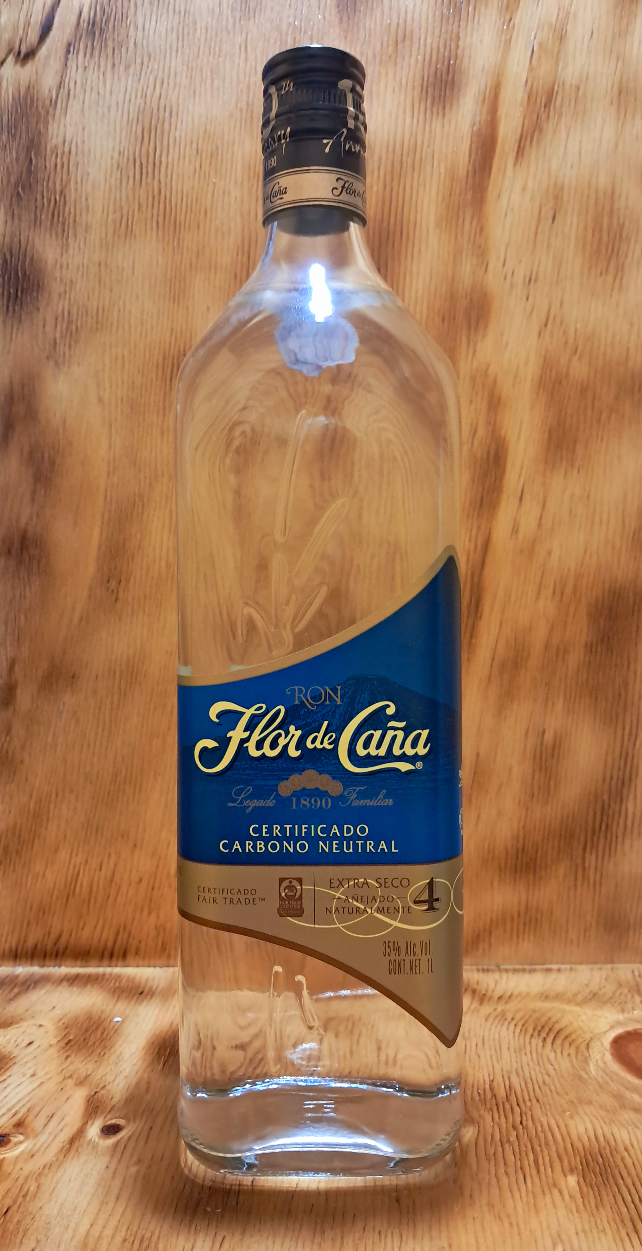 RON FLOR DE CAÑA EXTRA SECO  4  / 1000ML