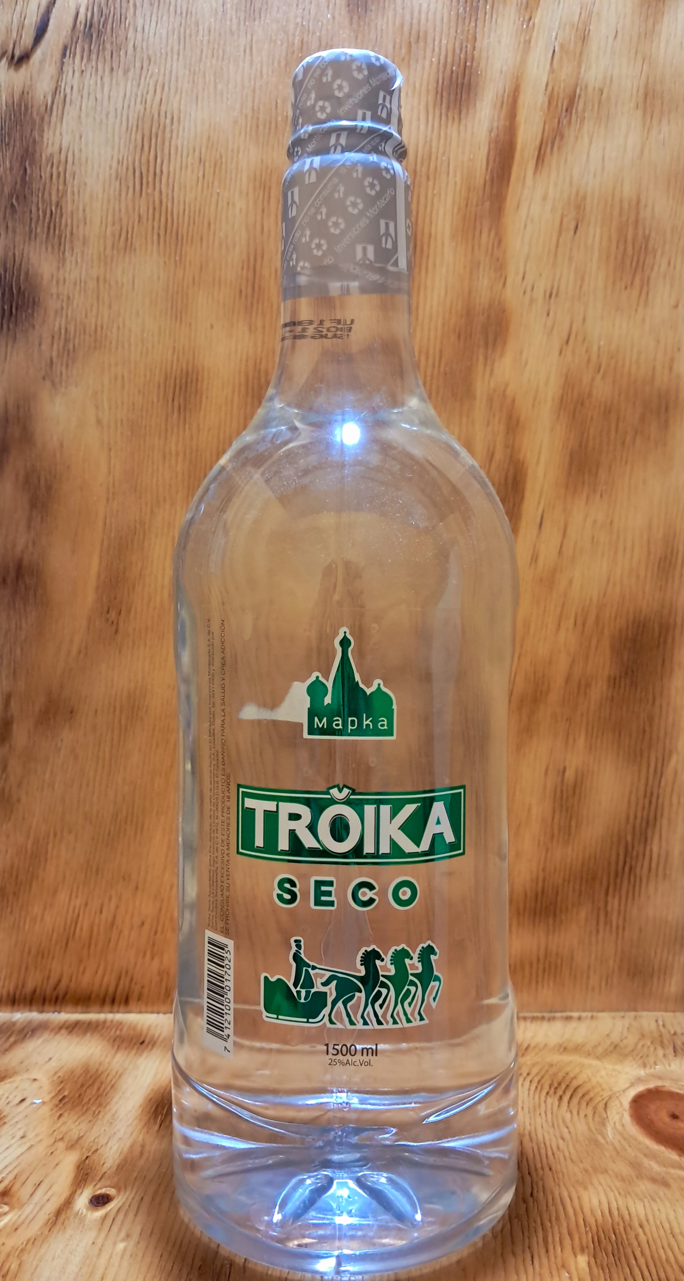 VODKA TROIKA SECO 1500ML