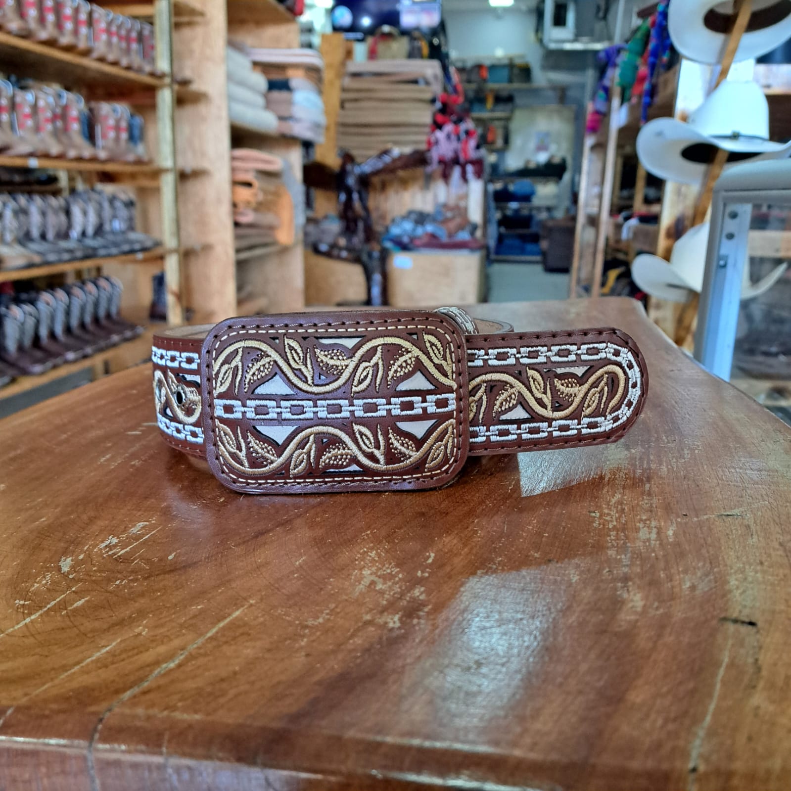 CINTURON CHARRO VARIEDAD / MICHOACAN