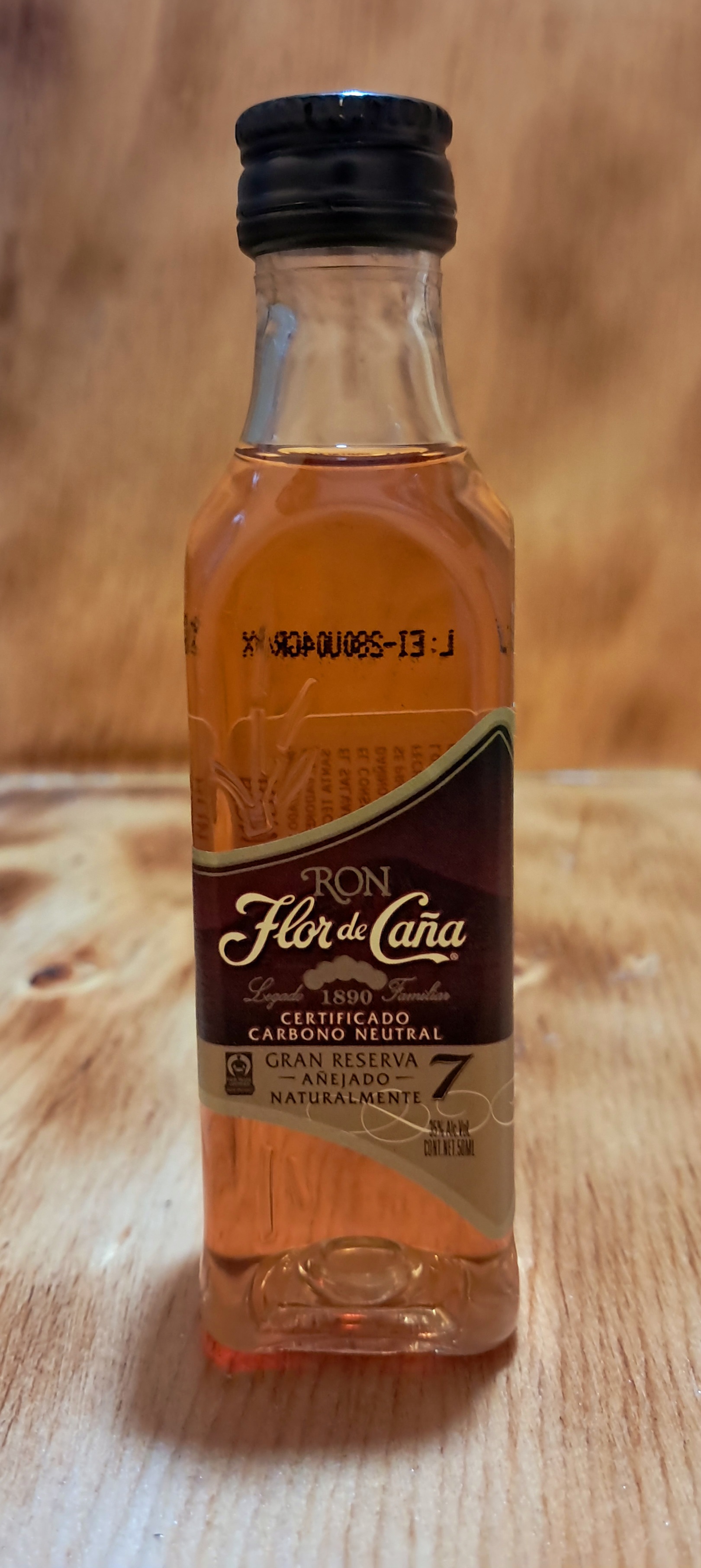 RON FLOR DE CAÑA MINI 7 AÑOS 50ML