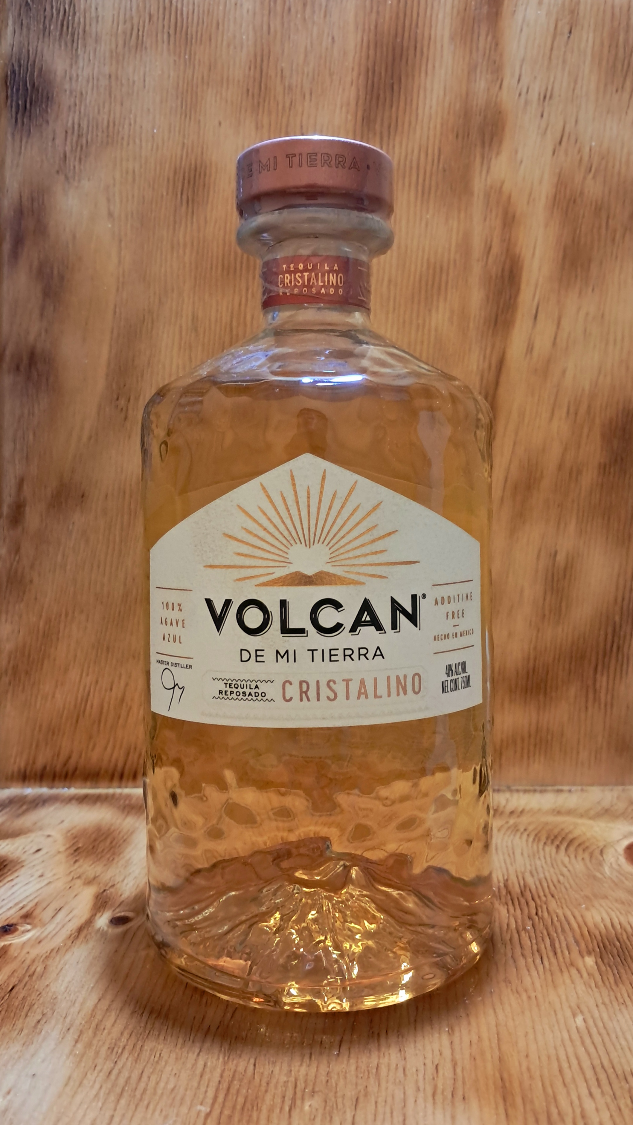 TEQUILA VOLCAN DE MI TIERRA CRISTALINO 750 ML