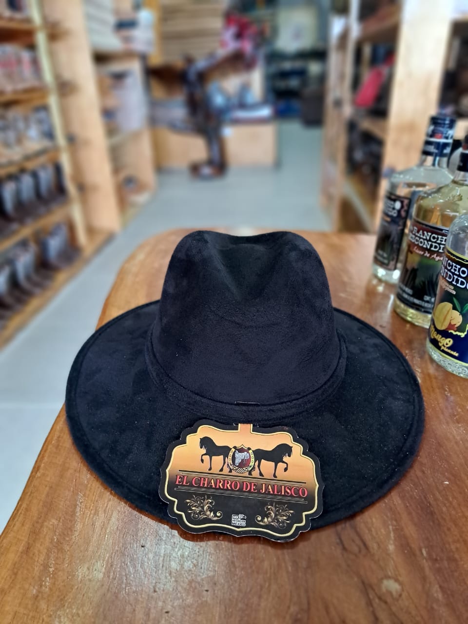 SOMBRERO GAMUZA EXPLORER NINO NEGRO