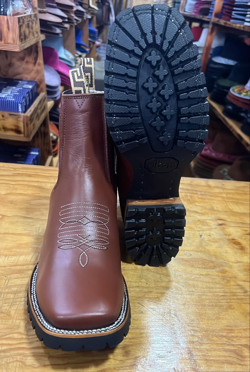 BOTIN TRACTOR MIEL LISO