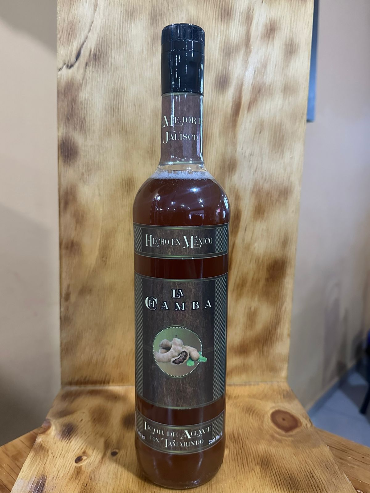 LA CHAMBA LICOR DE AGAVE CON TAMARINDO 1L