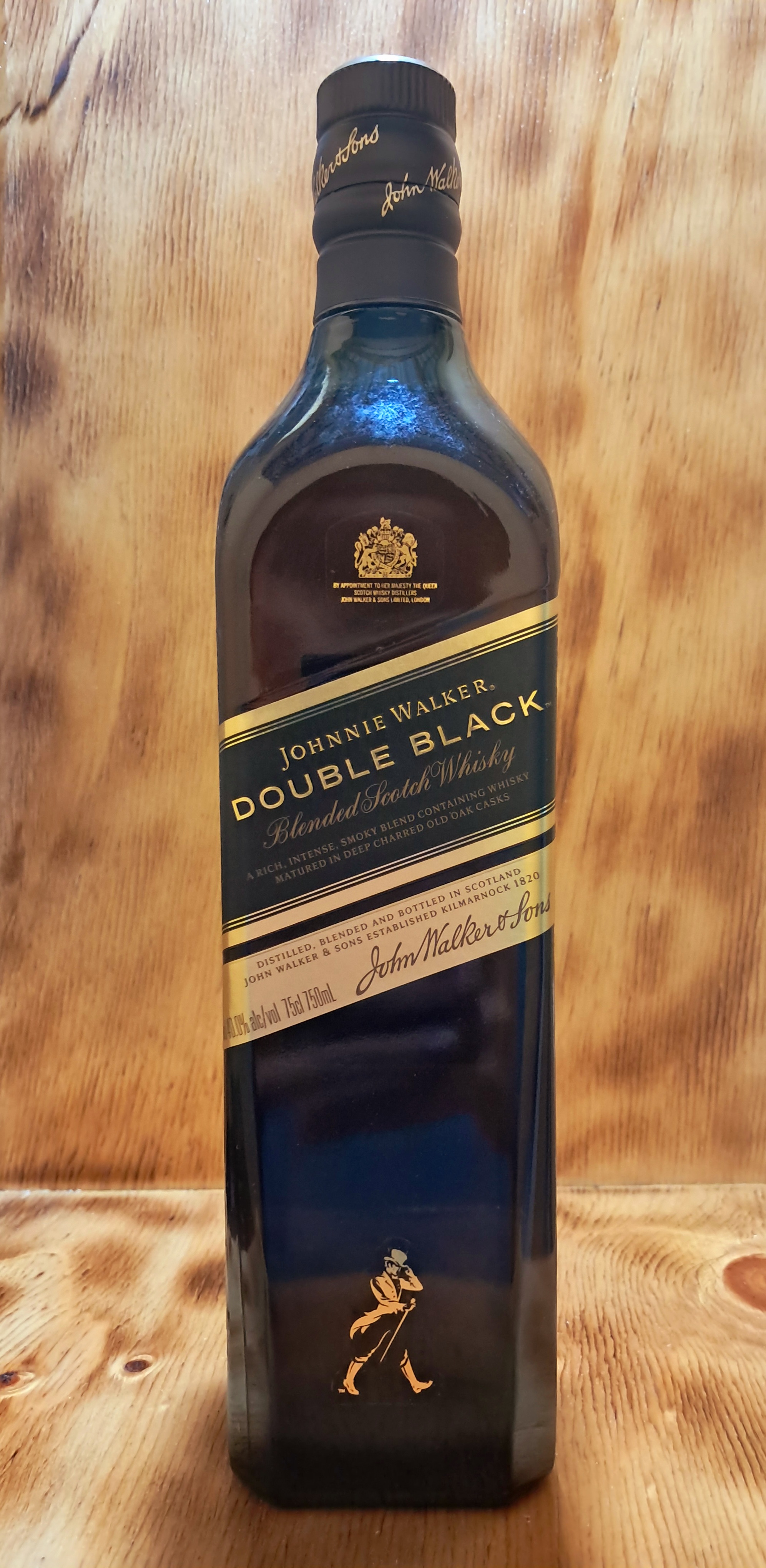 WHISKY JOHNNIE WALKER DOUBLE BLACK 750 ML