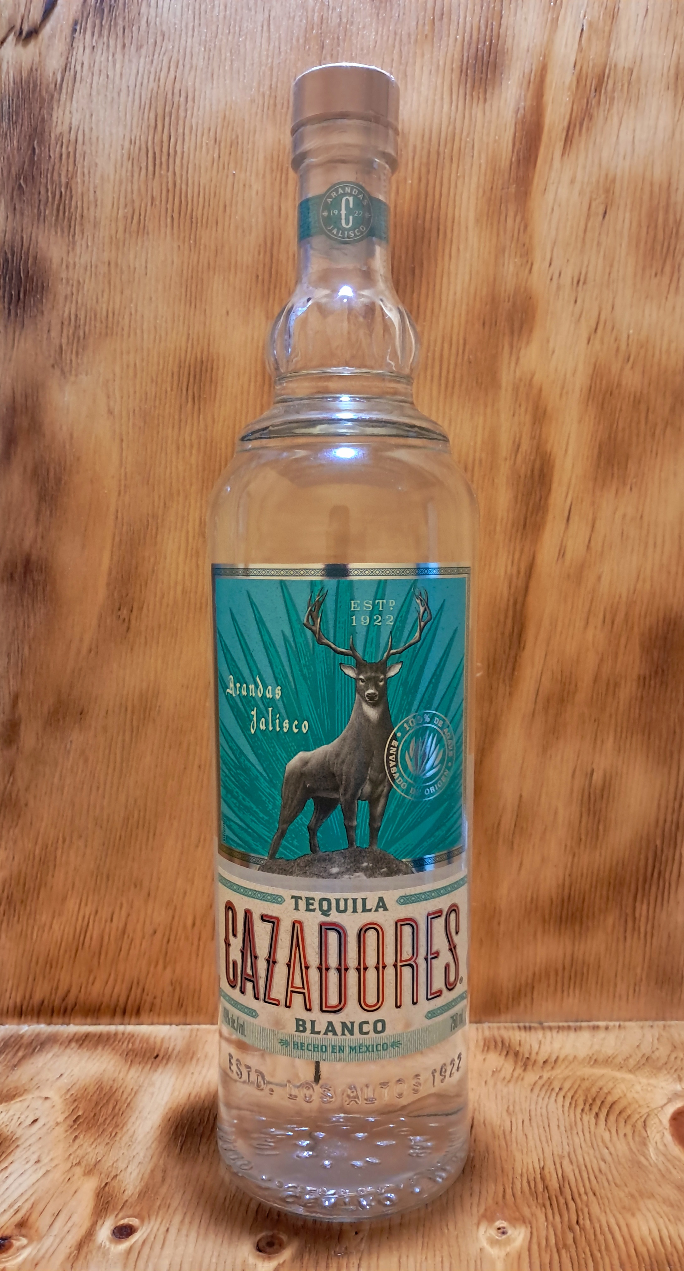 TEQUILA CAZADORES BLANCO 750 ML