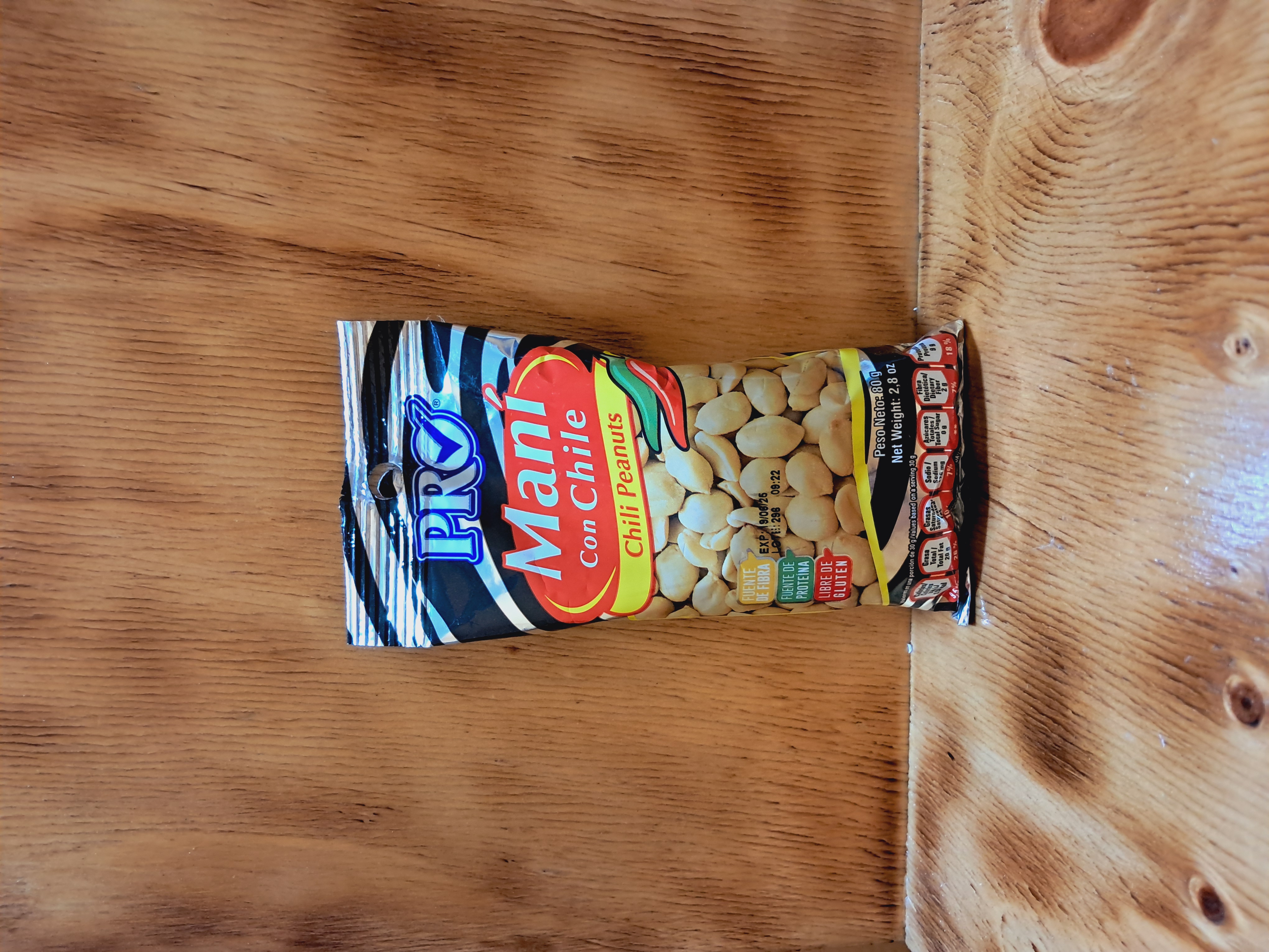 MANI CON CHILE PRO 80 G
