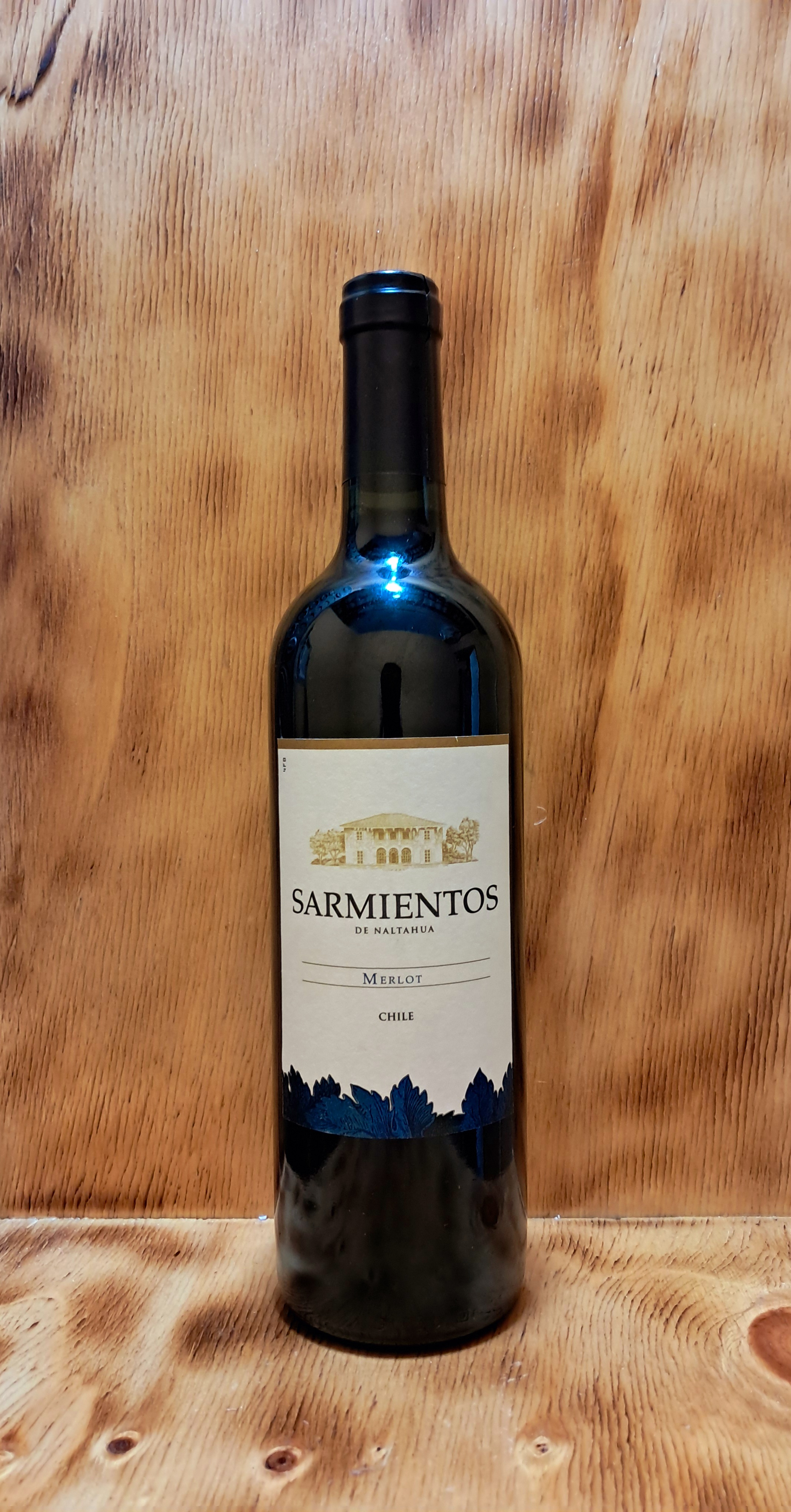 VINO SARMIENTOS DE NALTAHUA MERLOT CHILE 750 ML 13°