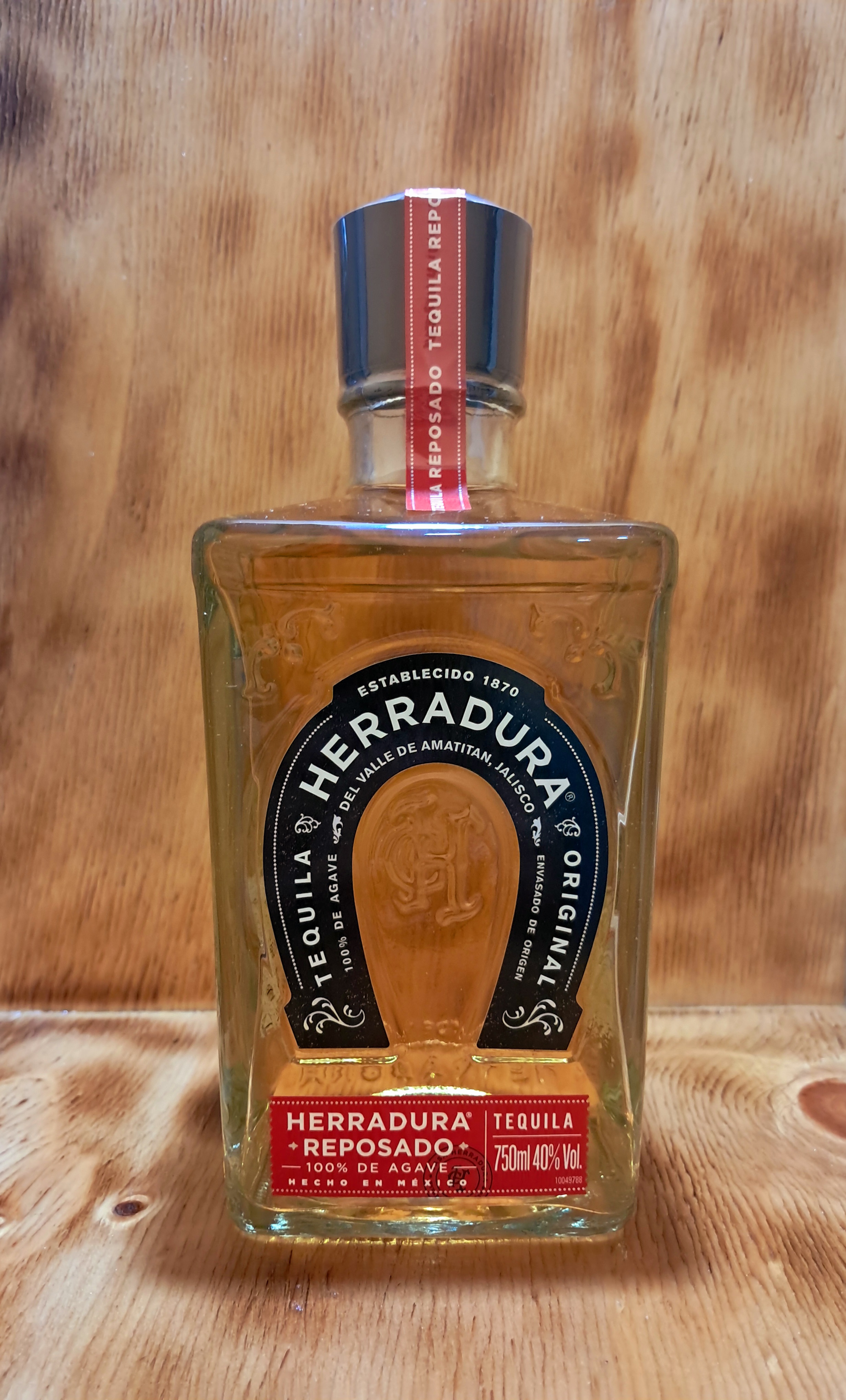 TEQUILA HERRADURA REPOSADO 750 ML