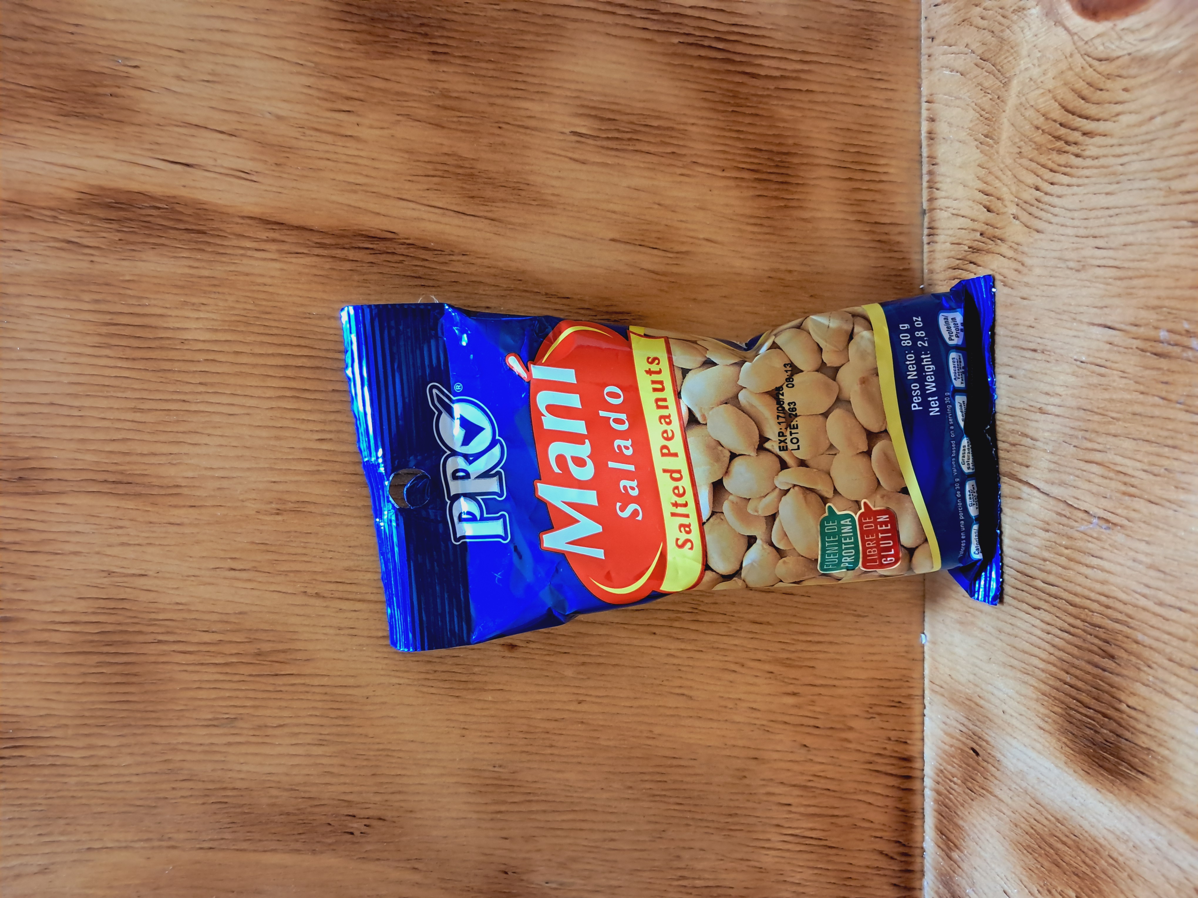 MANI SALADO PRO 80 G