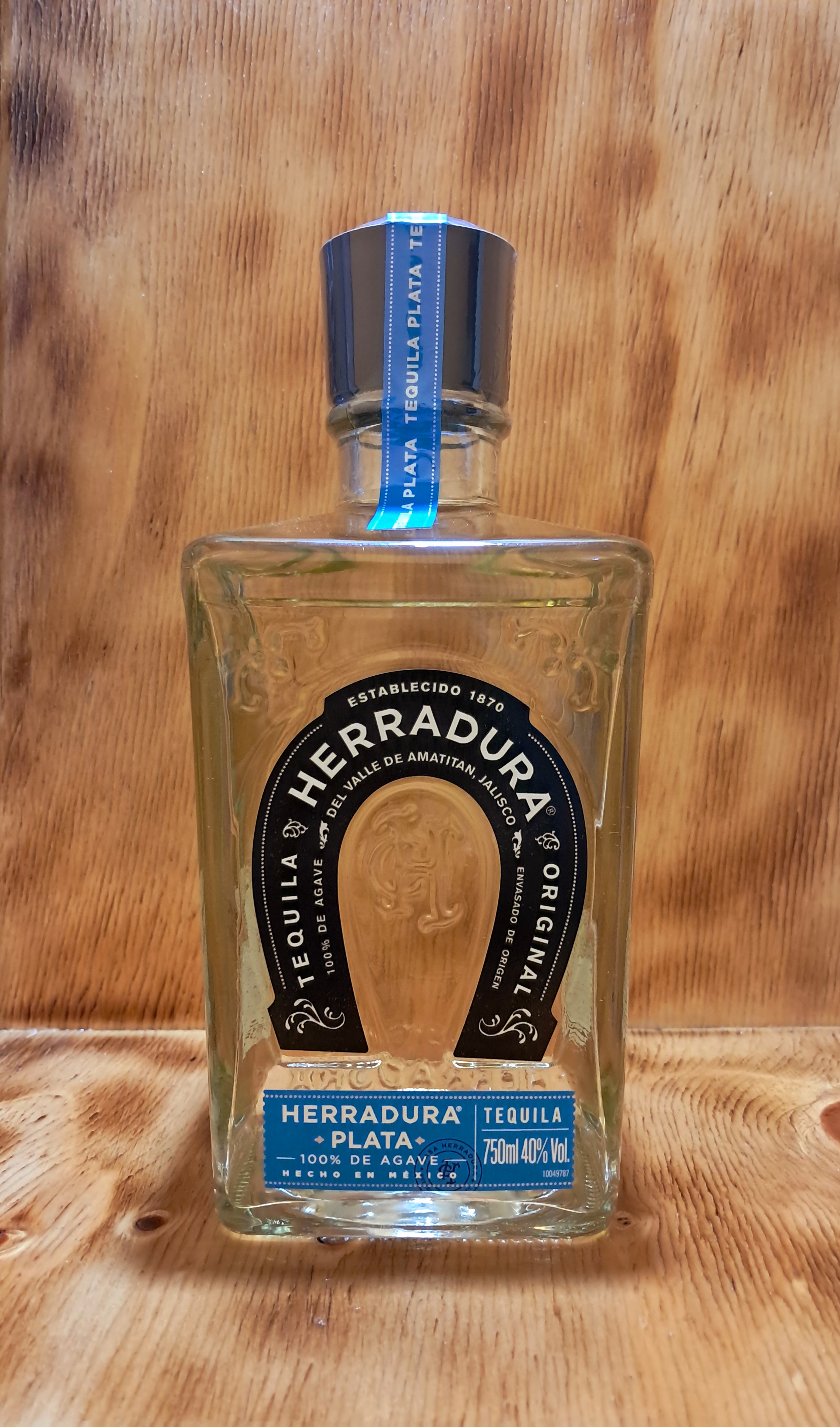 TEQUILA HERRADURA PLATA 750 ML