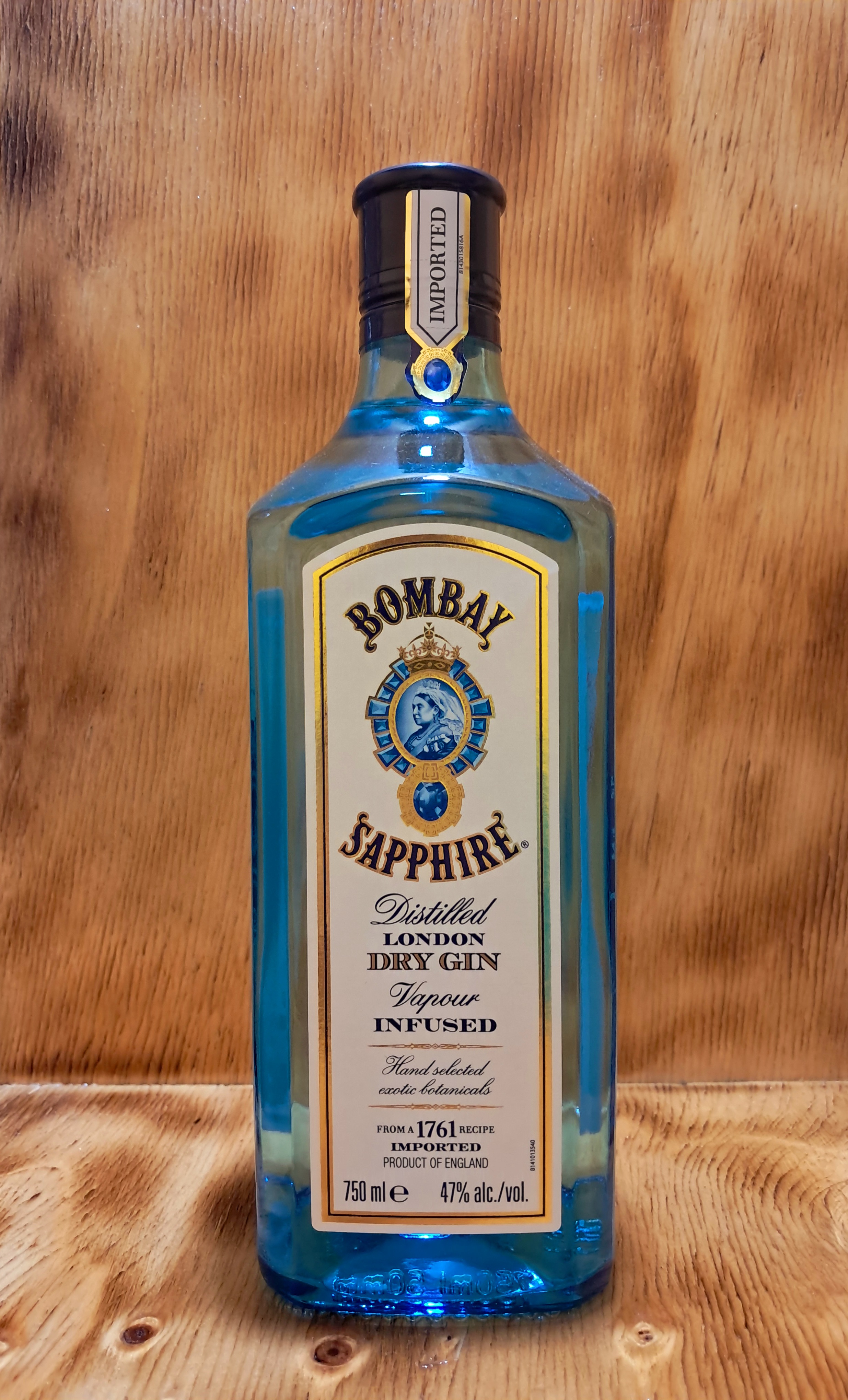 GIN BOMBAY SAPPHIRE 750 ML