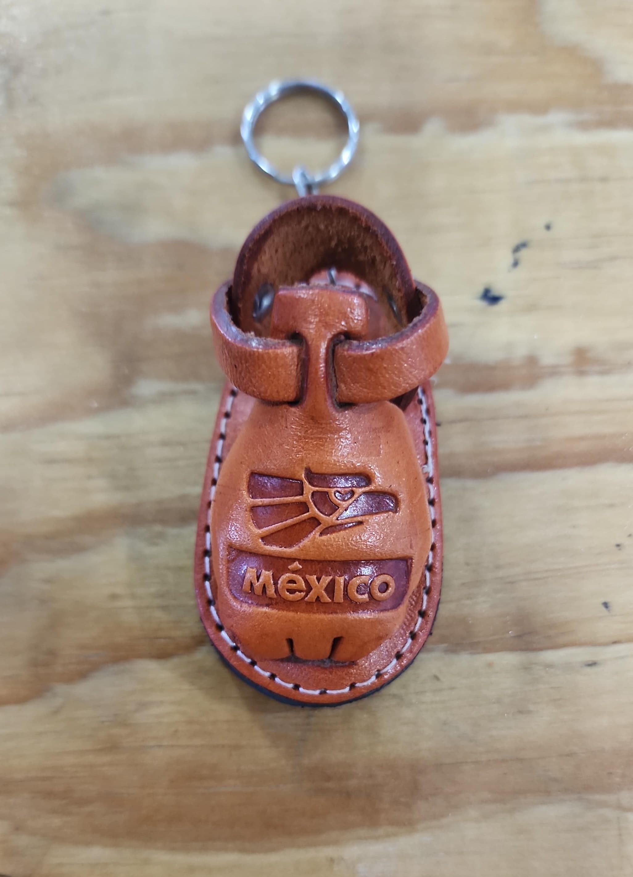 Llavero cuero zapato