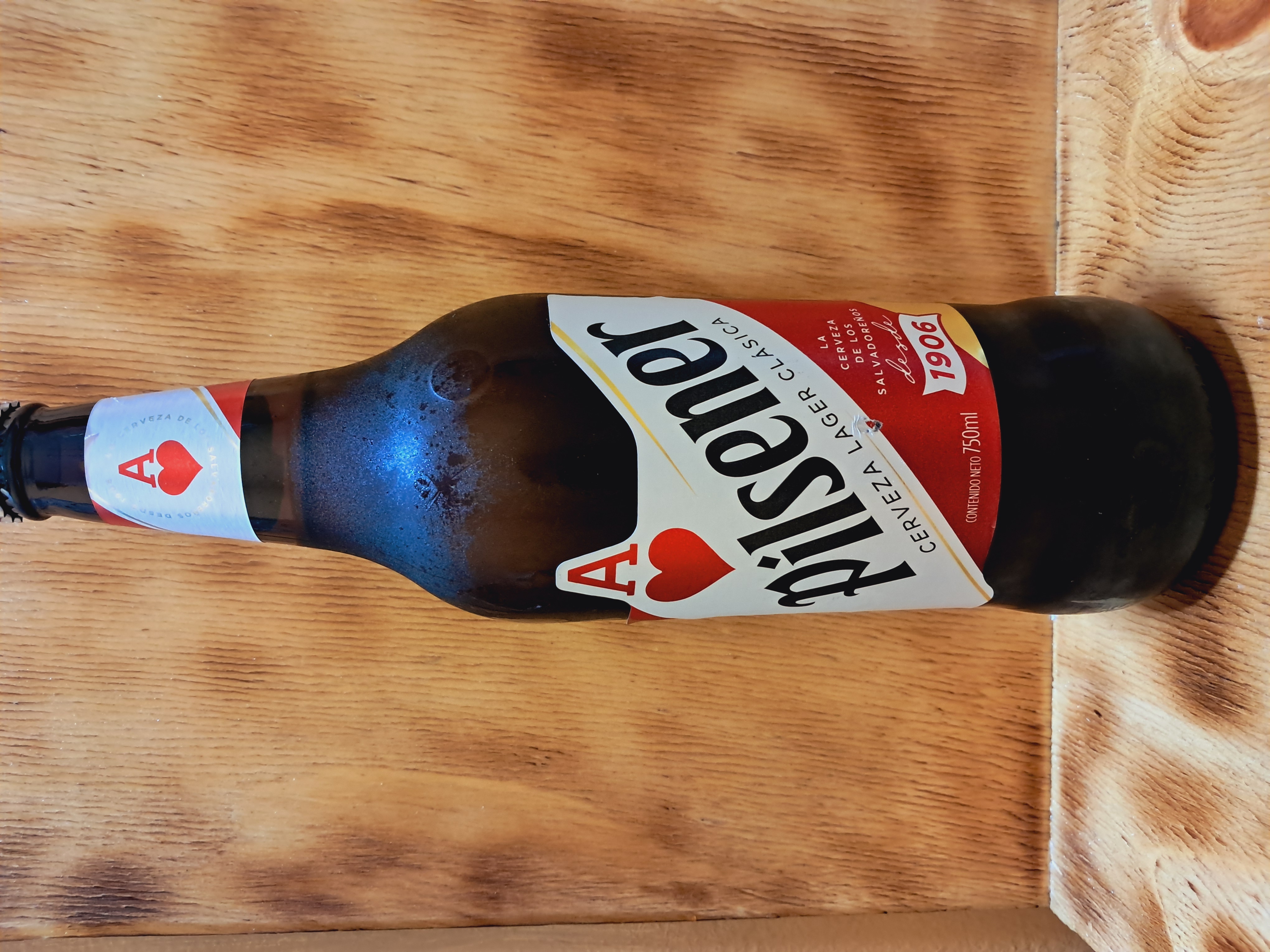CERVEZA PILSENER VIDRIO 750 ML