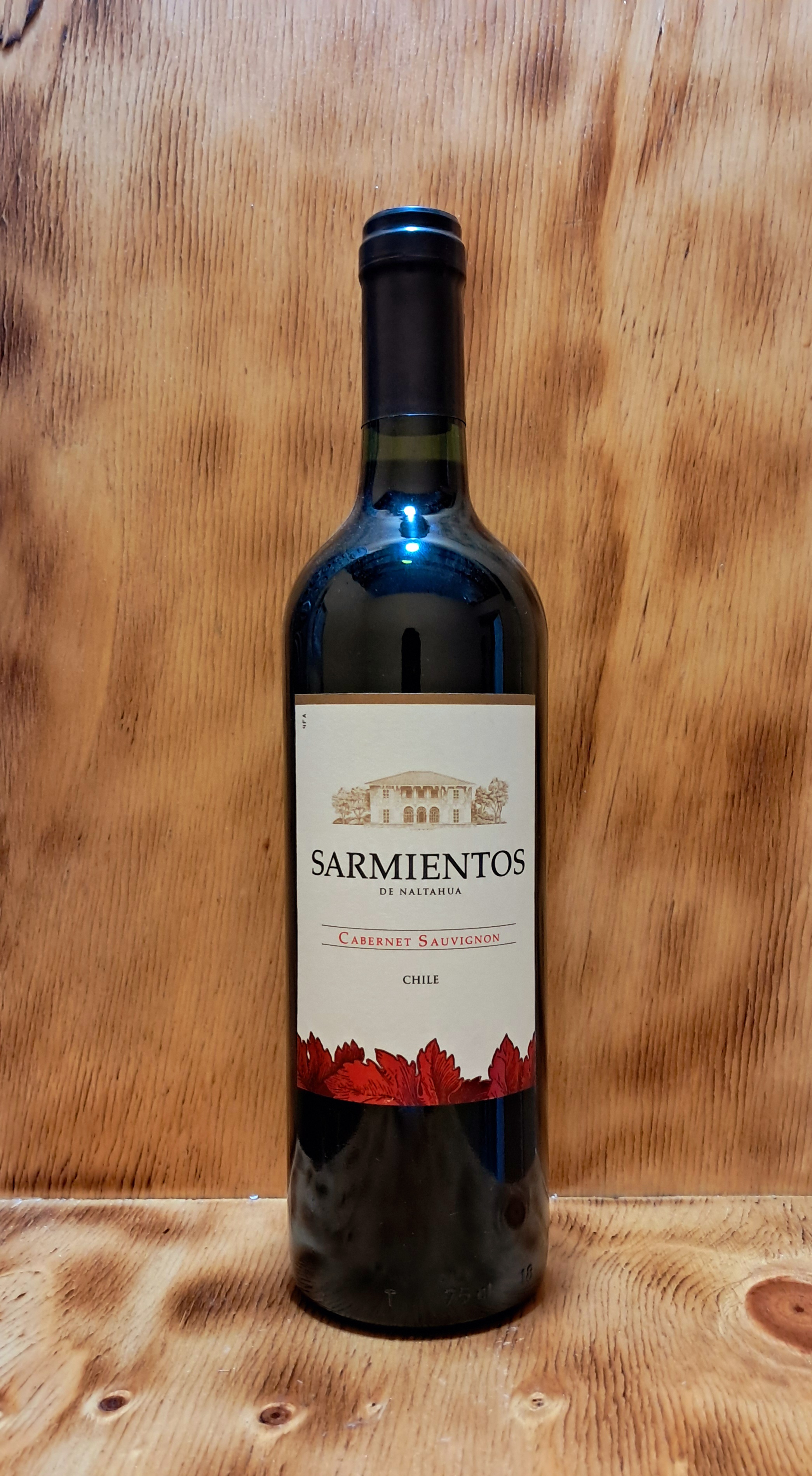 VINO SARMIENTOS DE NALTAHUA CABERNET SAUVIGNON CHILE 750 ML 12,9°
