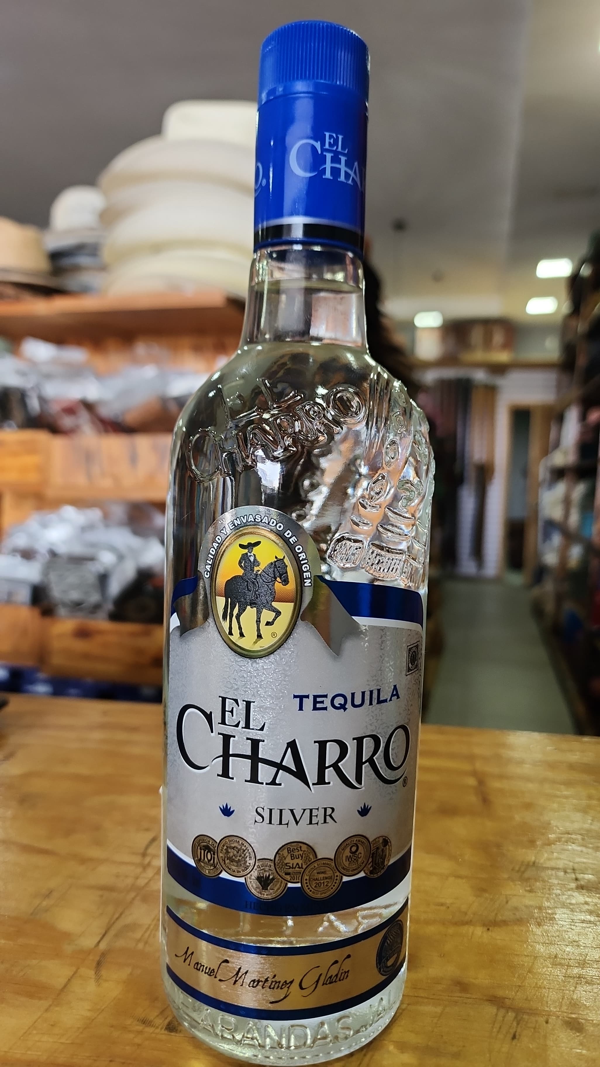 TEQUILA EL CHARRO SILVER 750ML
