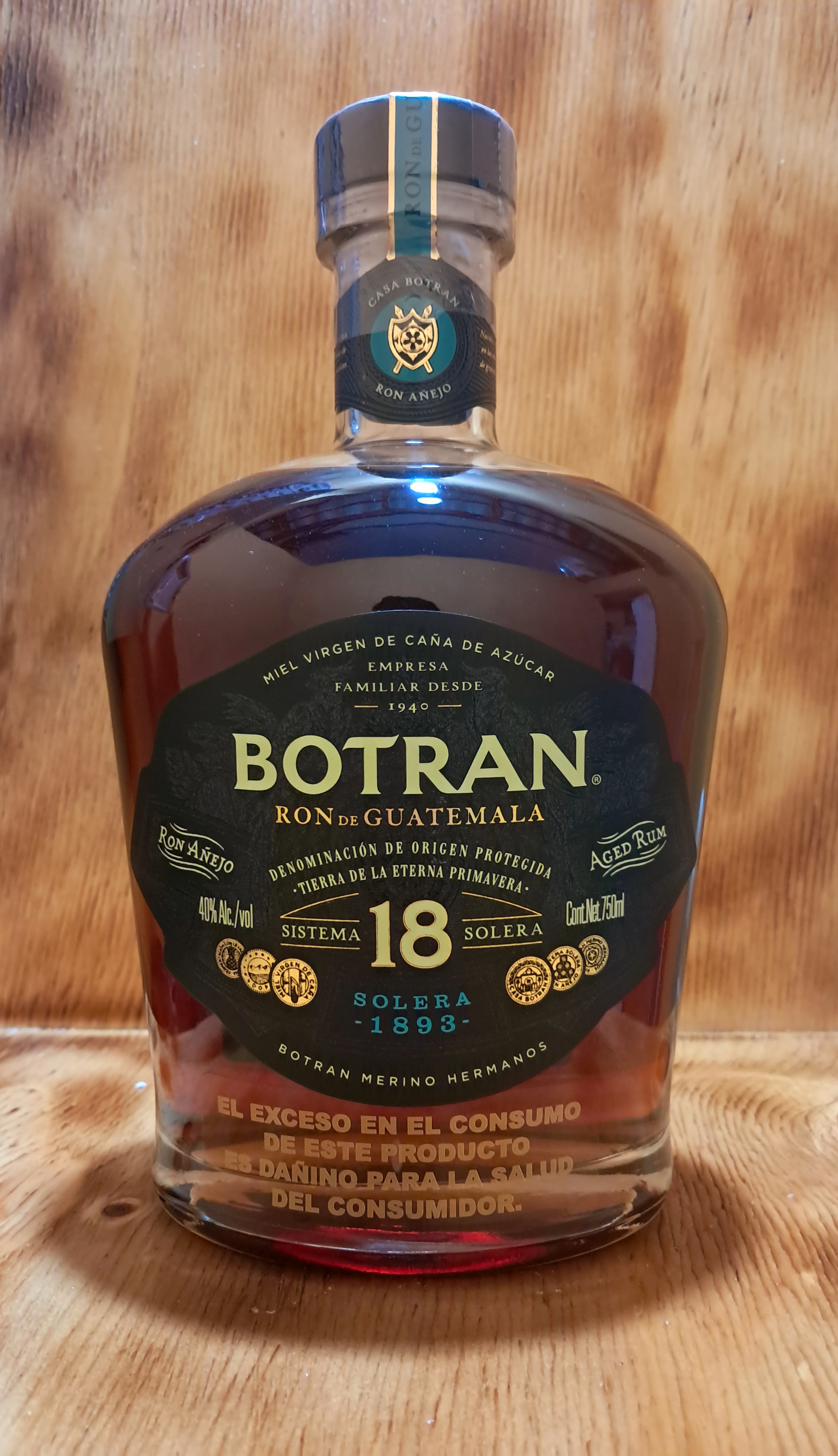 RON BOTRAN 18 750ML