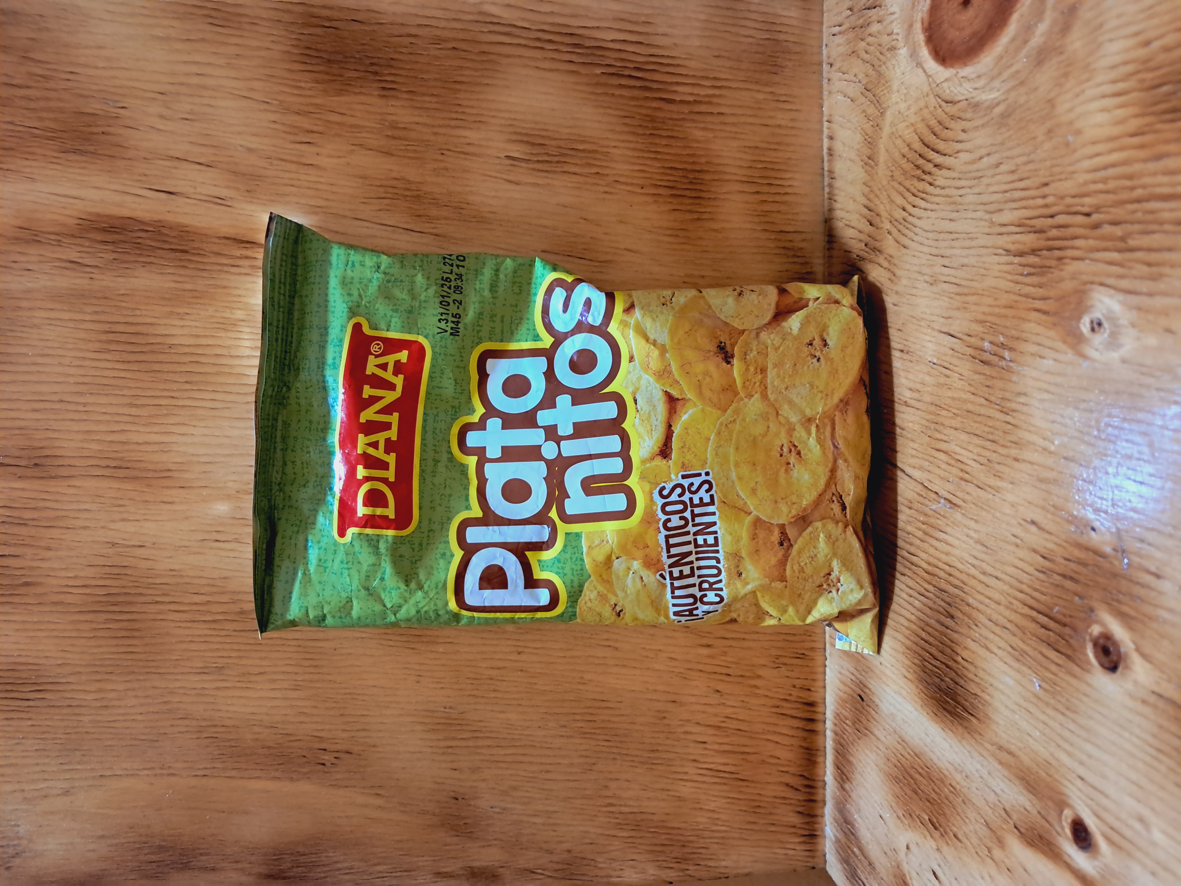 BOQUITAS DIANA  PLATANITOS 70 G